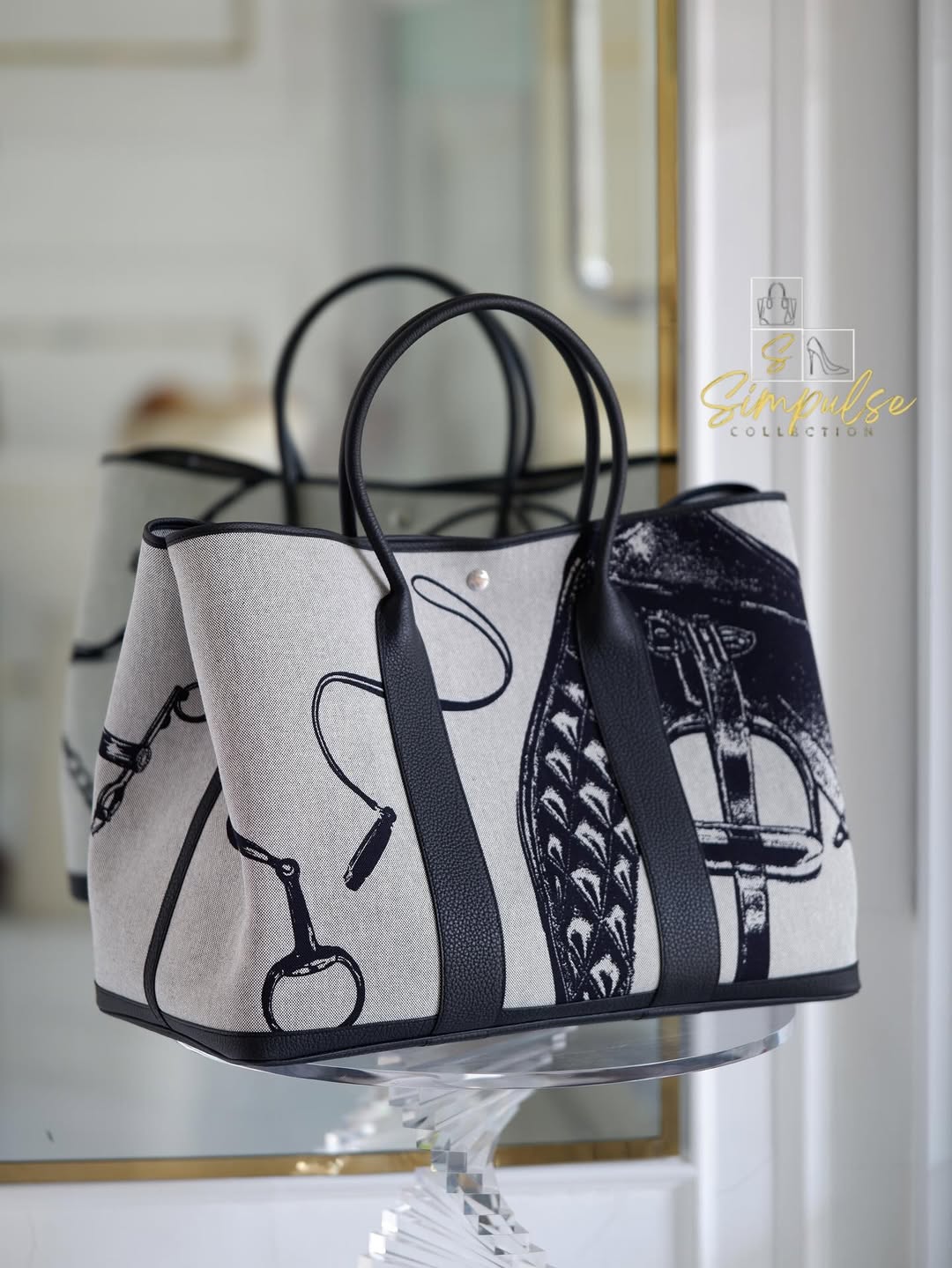 HERMES Garden Party Tote 49 Voyage