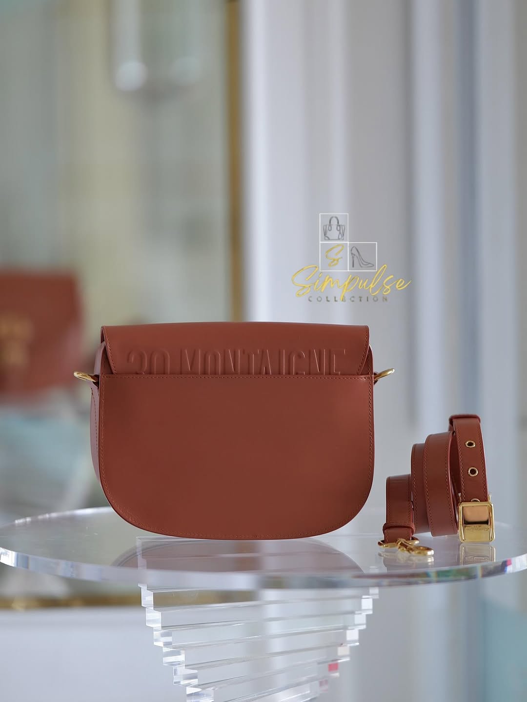 DIOR Bobby Medium in Caramel
