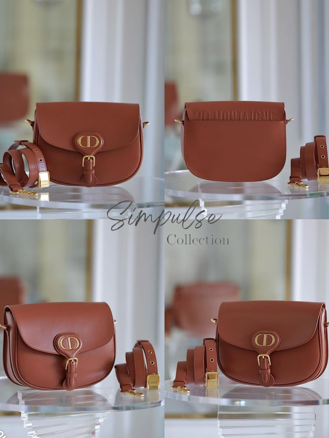 DIOR Bobby Medium in Caramel