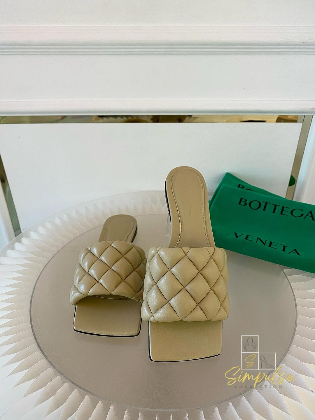 BOTTEGA VENETA Padded Leather Flats