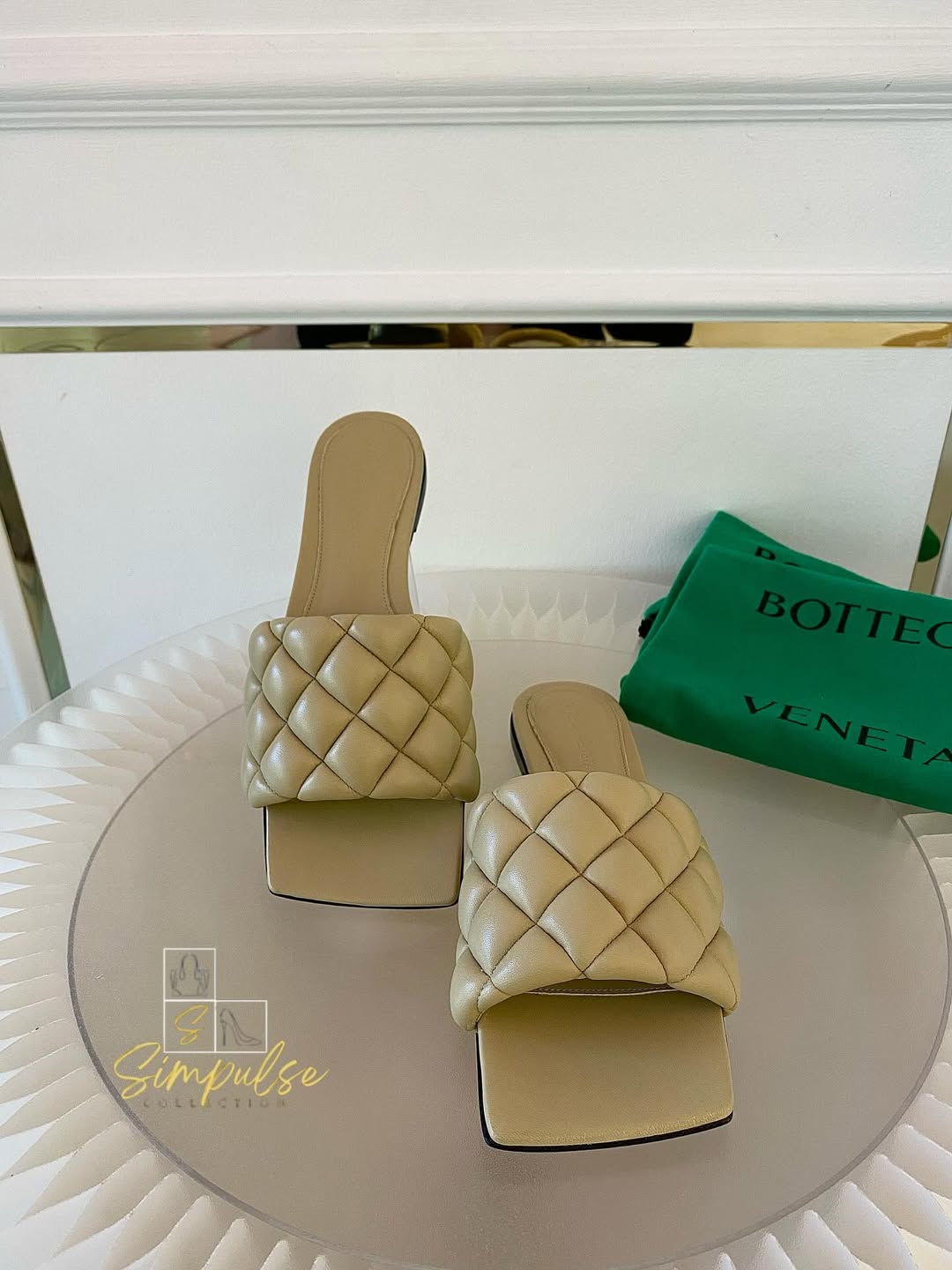 BOTTEGA VENETA Padded Leather Flats