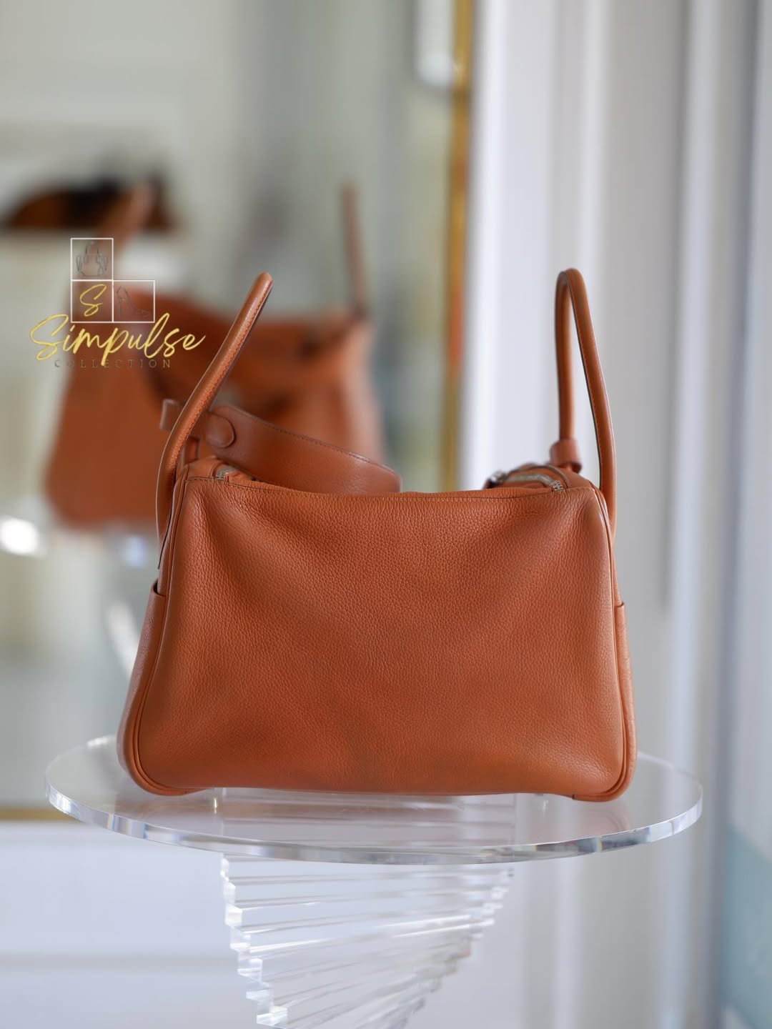 Hermes Lindy 34 Orange PHW