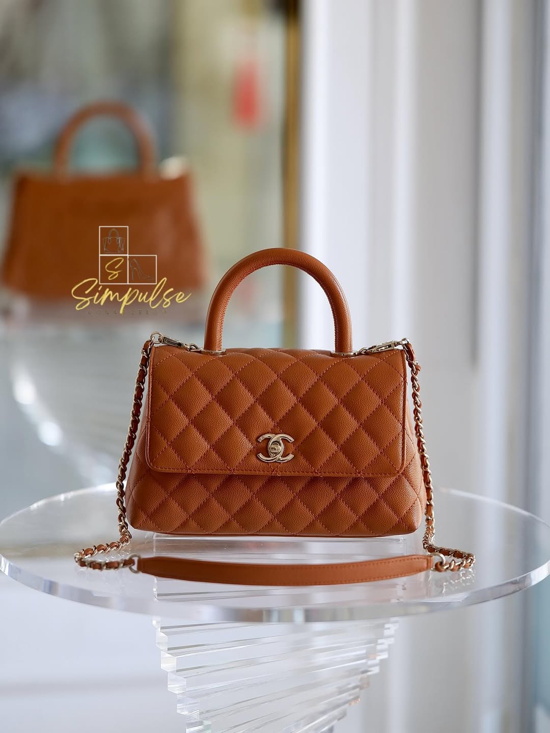 Chanel Coco Caviar Caramel LGHW