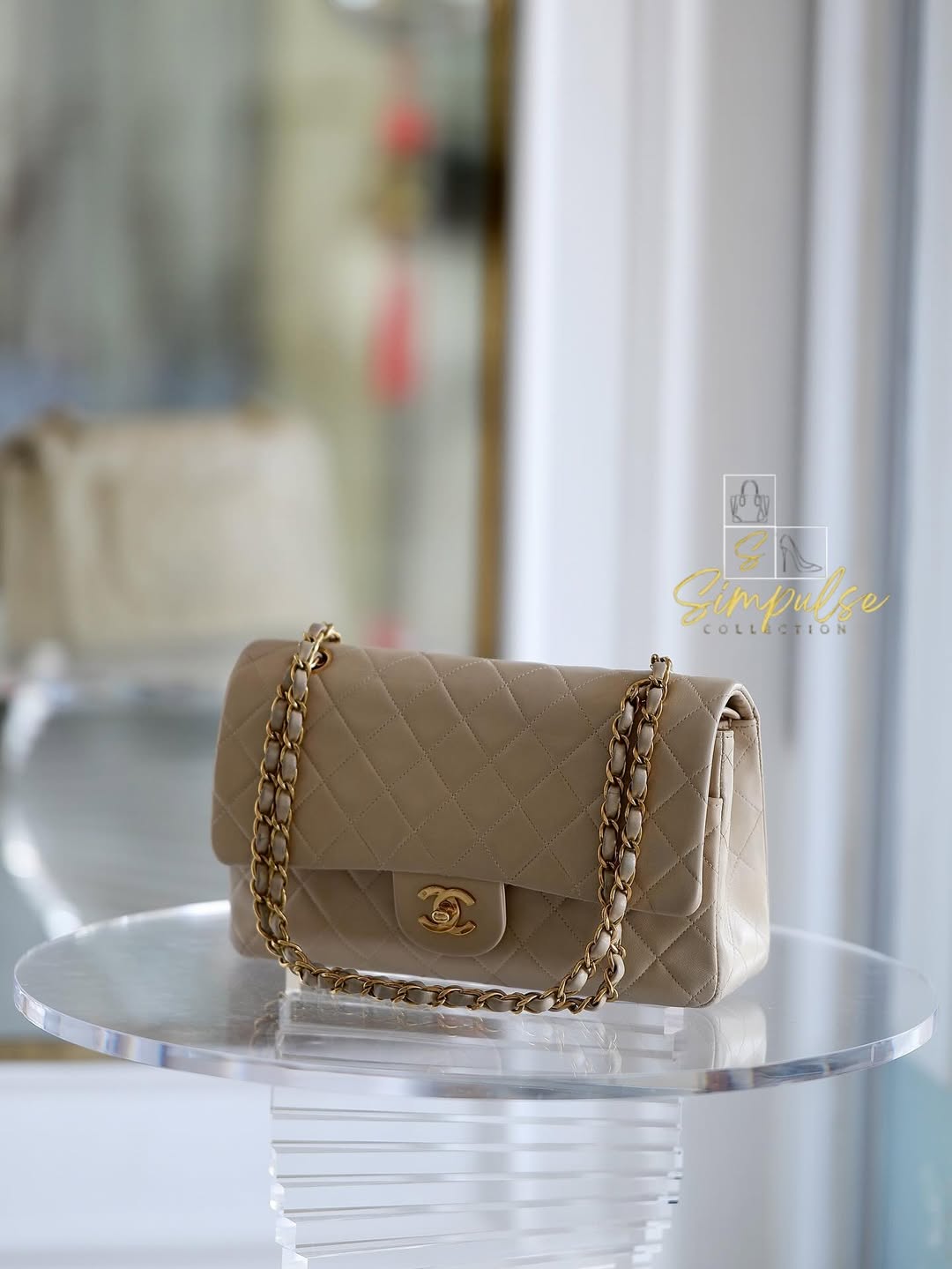 Chanel Medium Double Flap Lambskin GHW