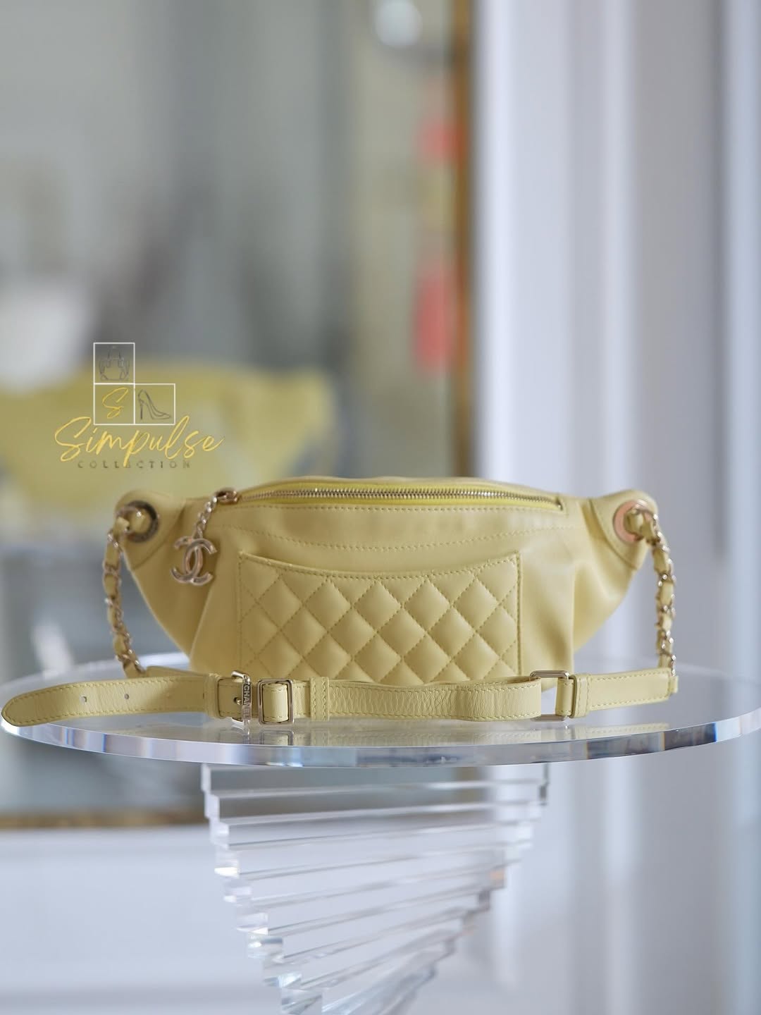 Chanel Bi Classic Quilted Waist Bag