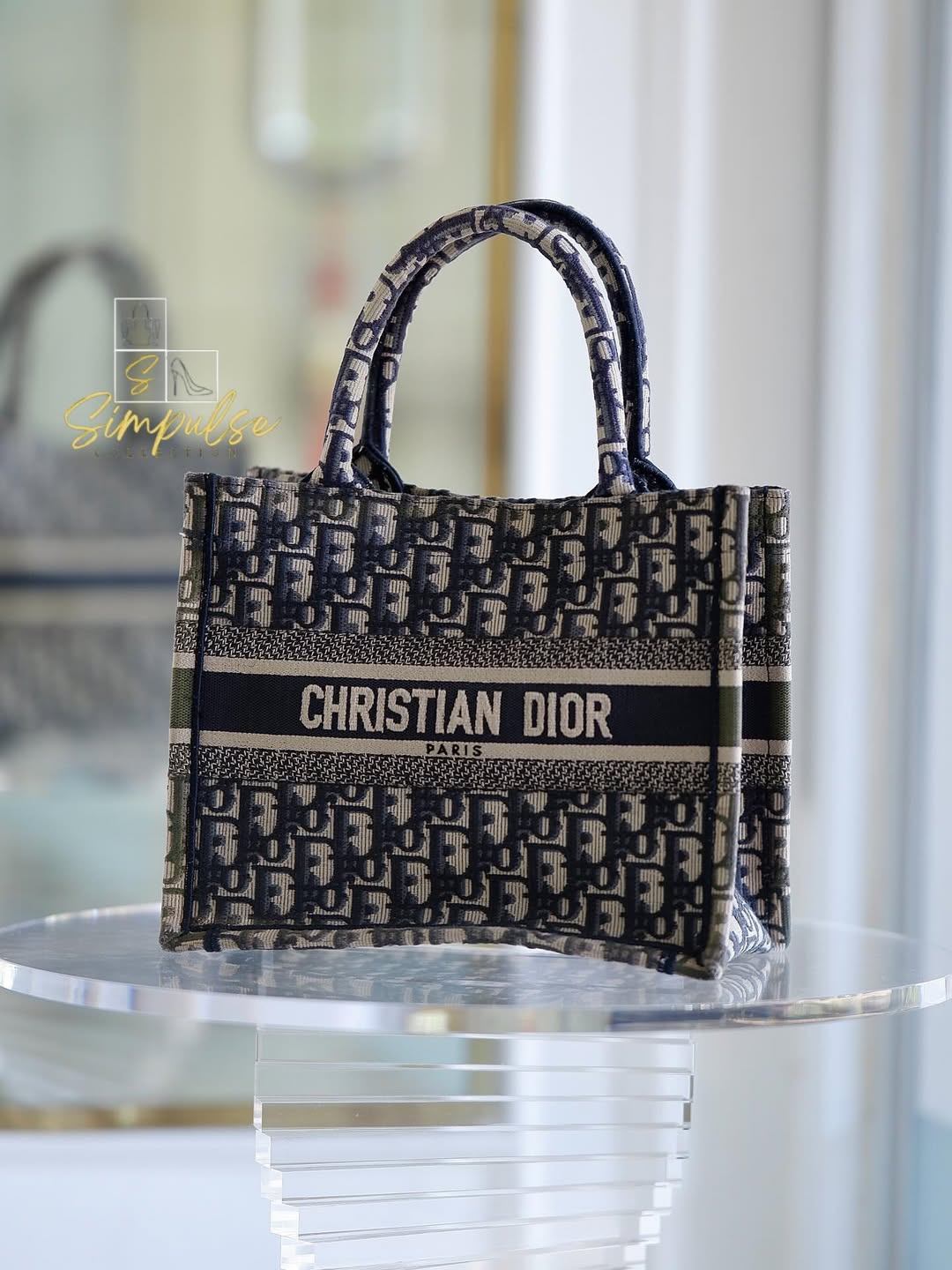 Dior Oblique Booktote PM Size