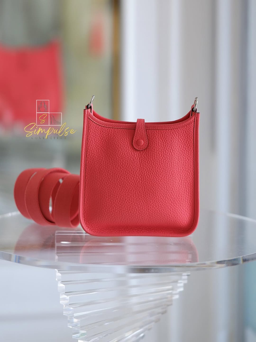Hermes Tpm Evelyne Rose Texas Clemence