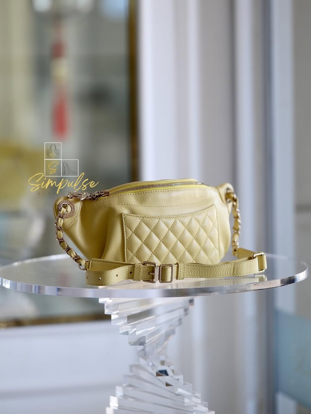 Chanel Bi Classic Quilted Waist Bag