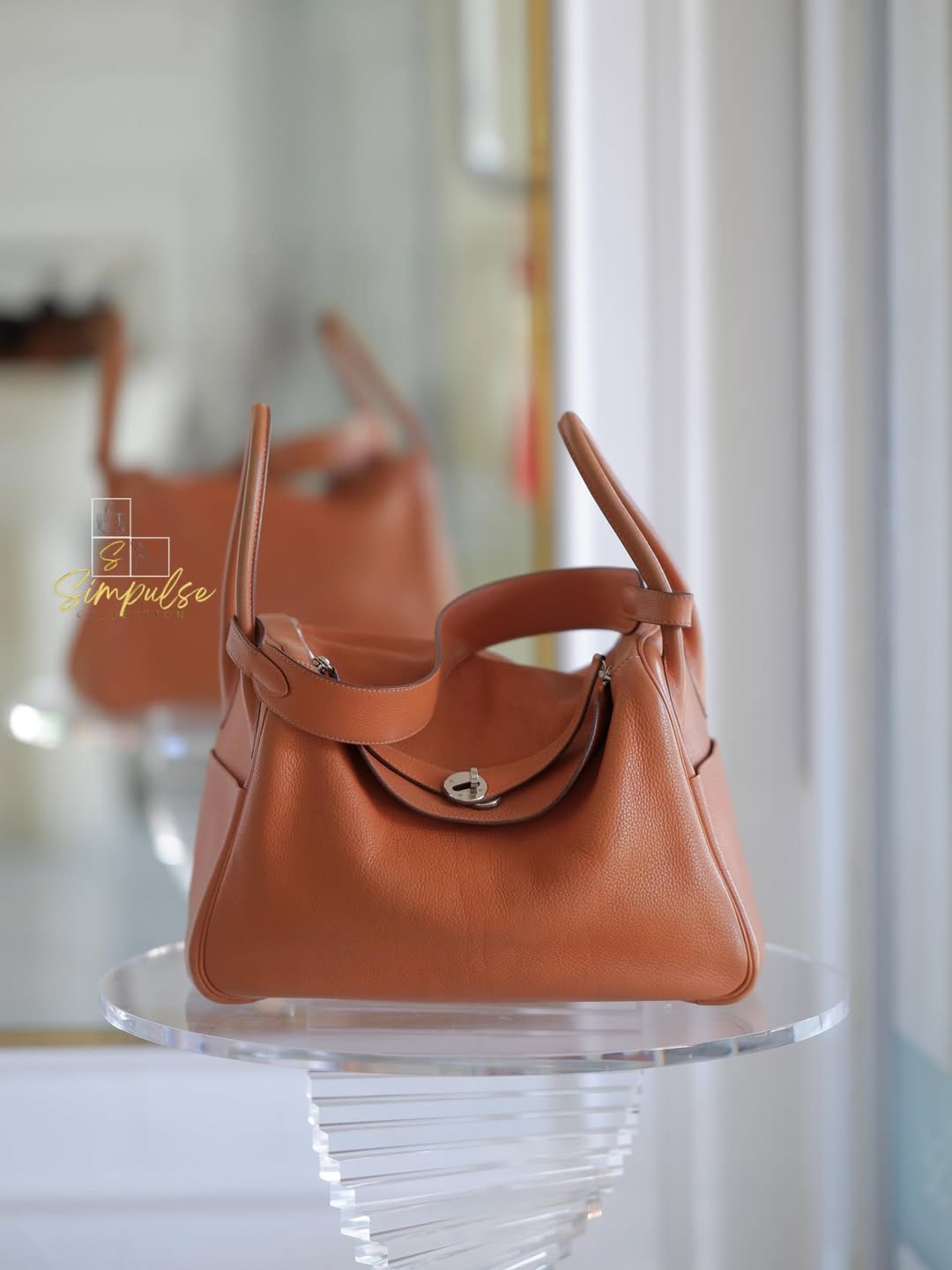 Hermes Lindy 34 Orange PHW