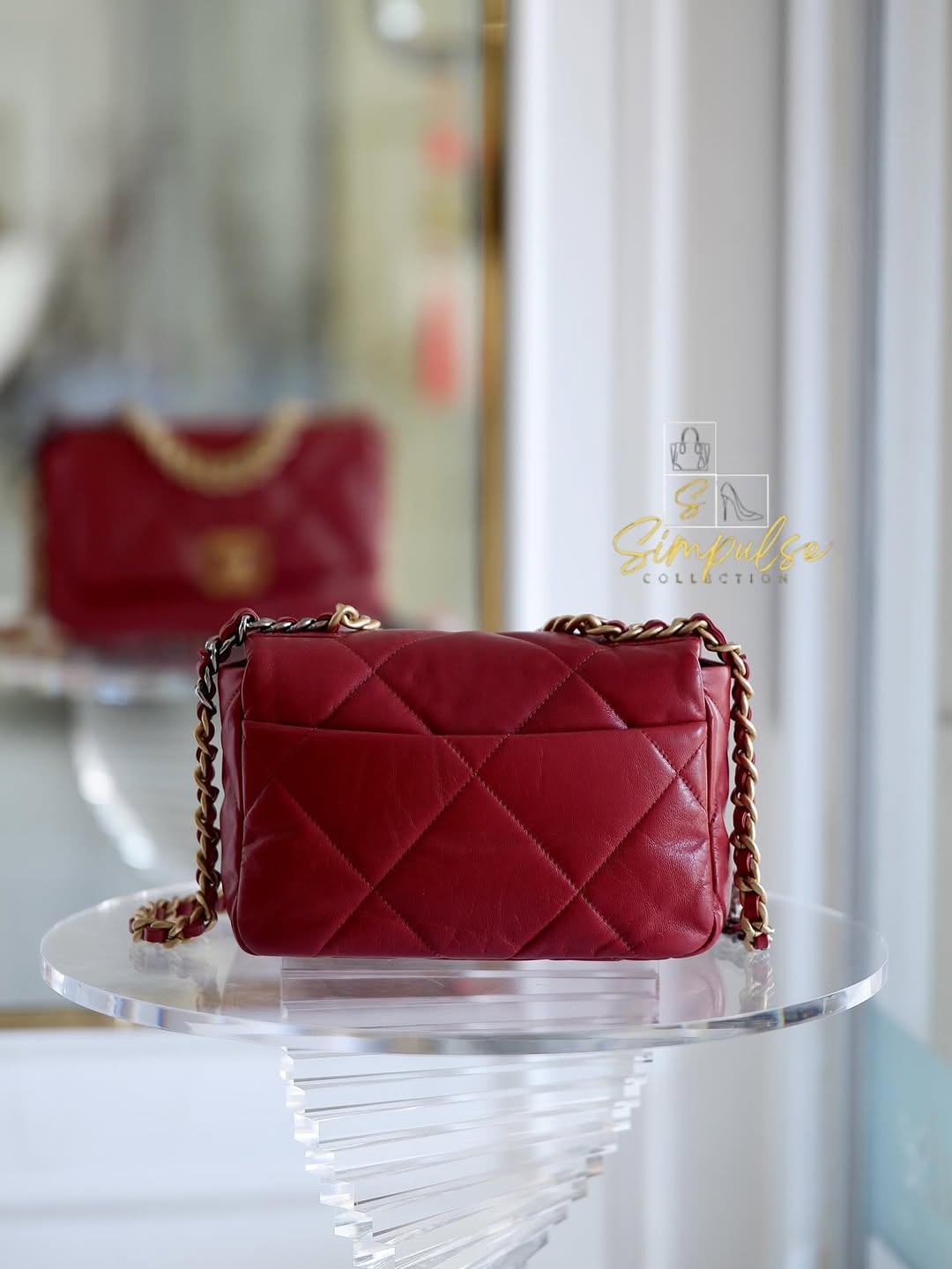 Chanel C19 Red Small