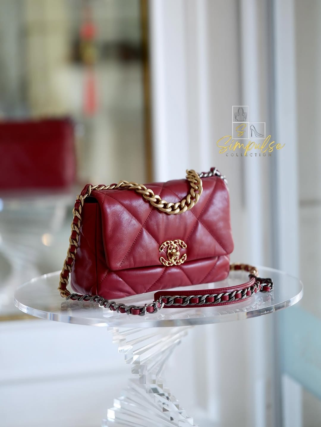 Chanel C19 Red Small