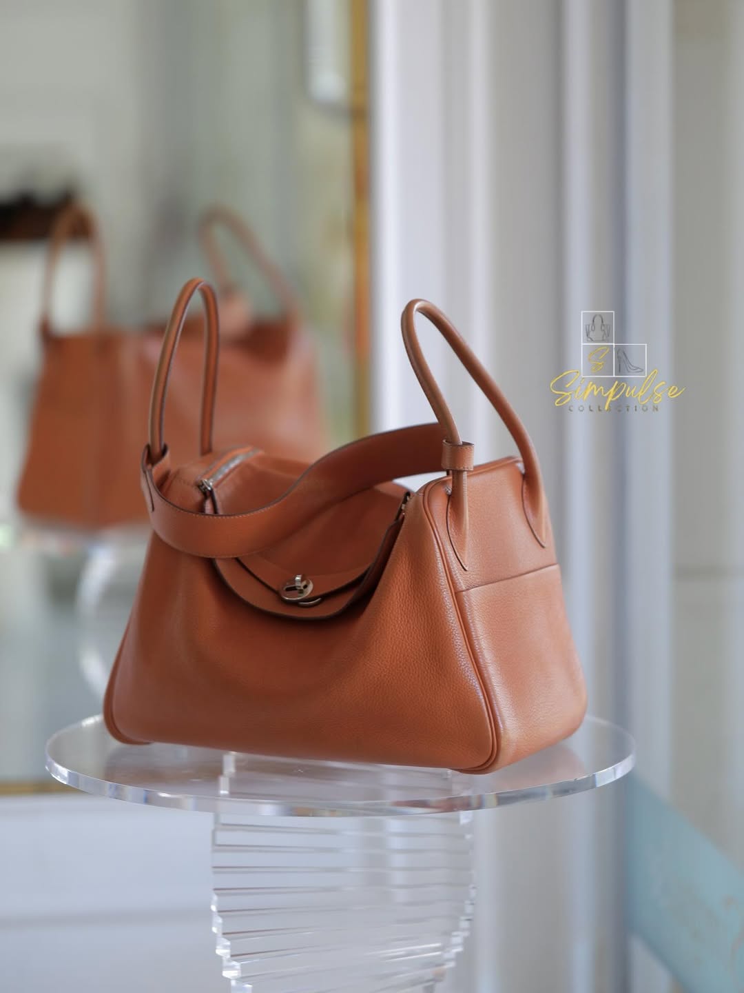 Hermes Lindy 34 Orange PHW