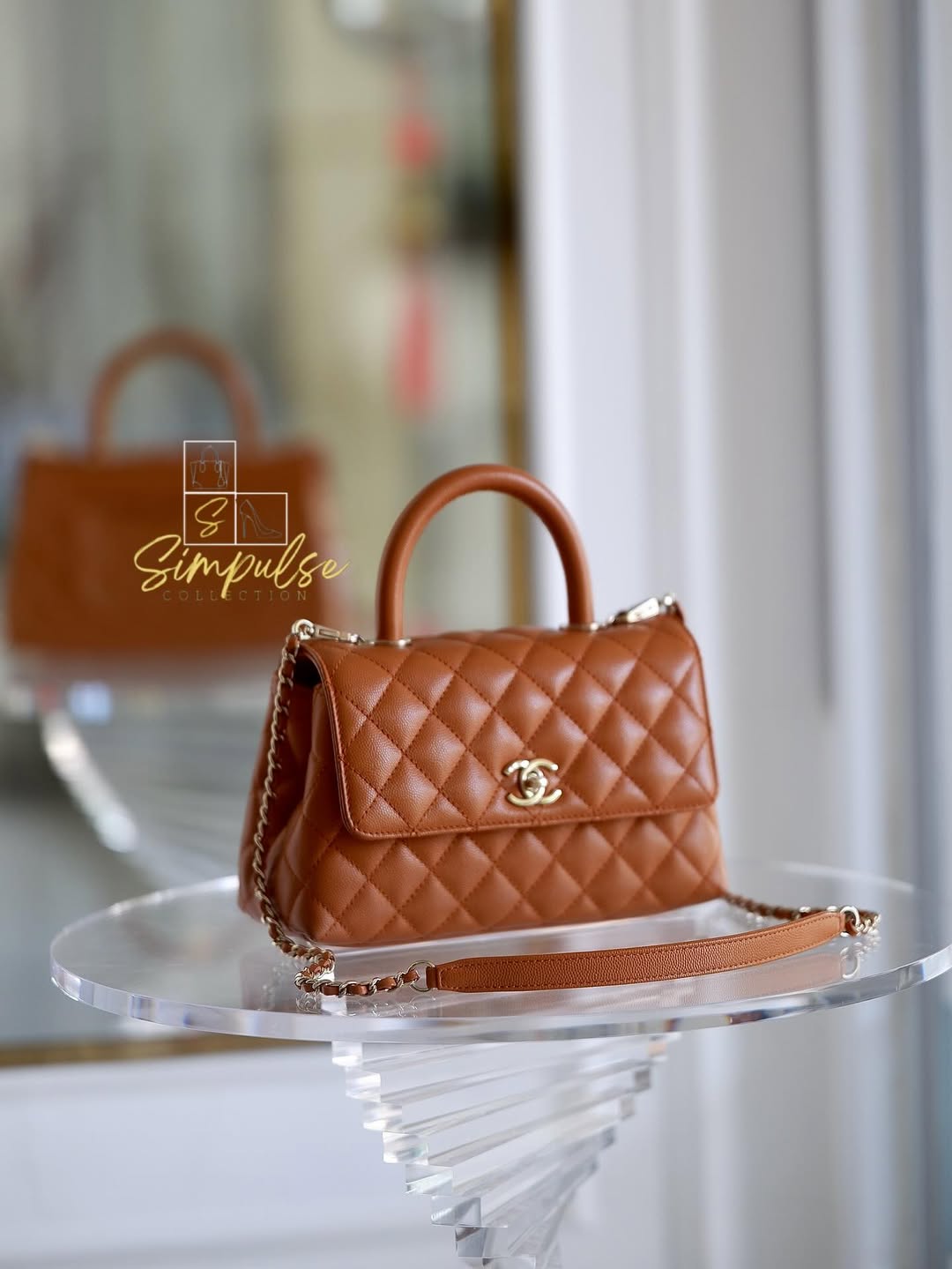 Chanel Coco Caviar Caramel LGHW