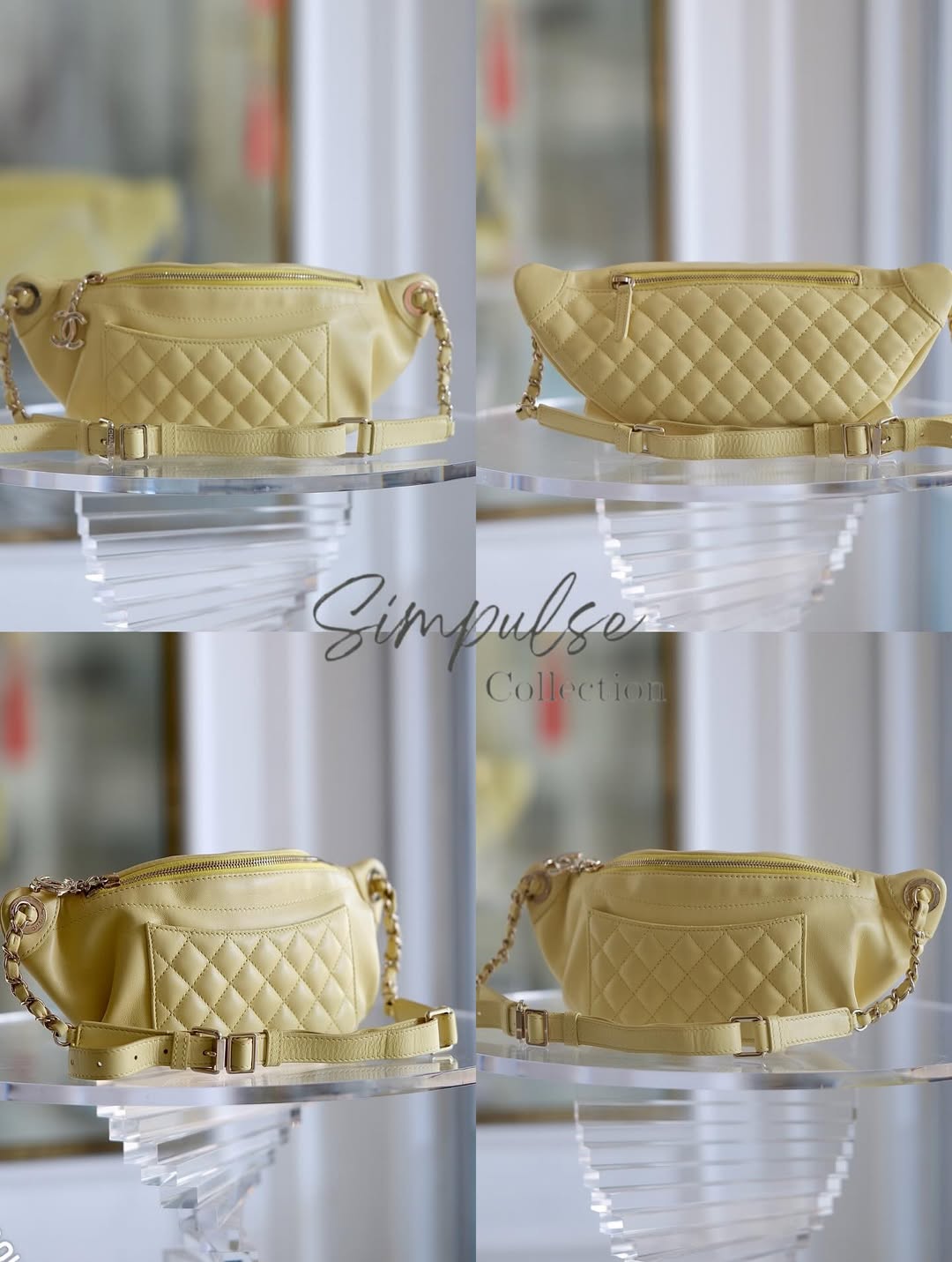 Chanel Bi Classic Quilted Waist Bag