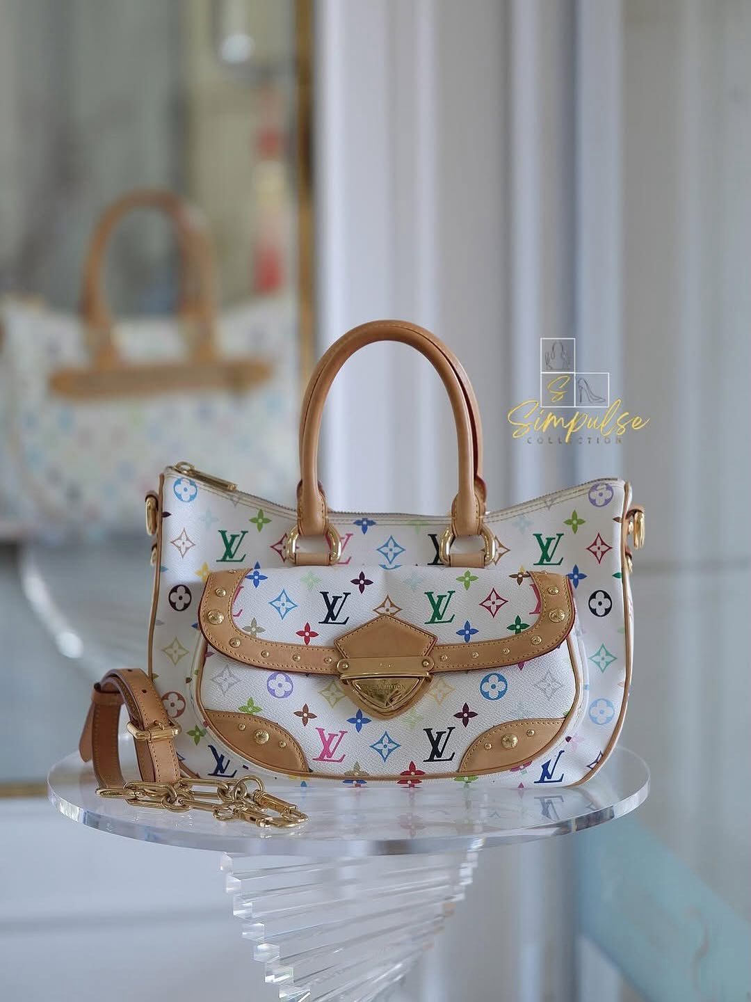 LOUIS VUITTON Monogram Multicolor Rita Bag