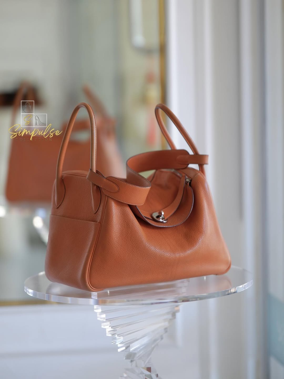 Hermes Lindy 34 Orange PHW
