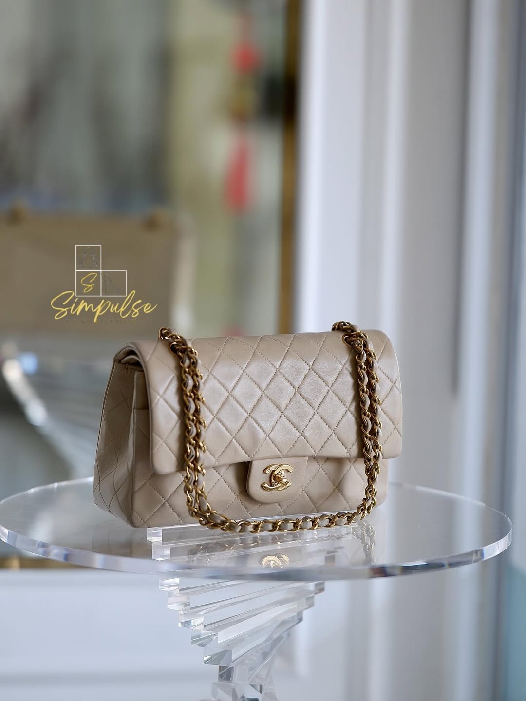 Chanel Medium Double Flap Lambskin GHW