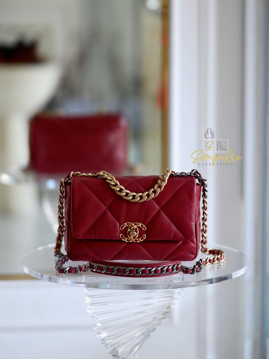 Chanel C19 Red Small
