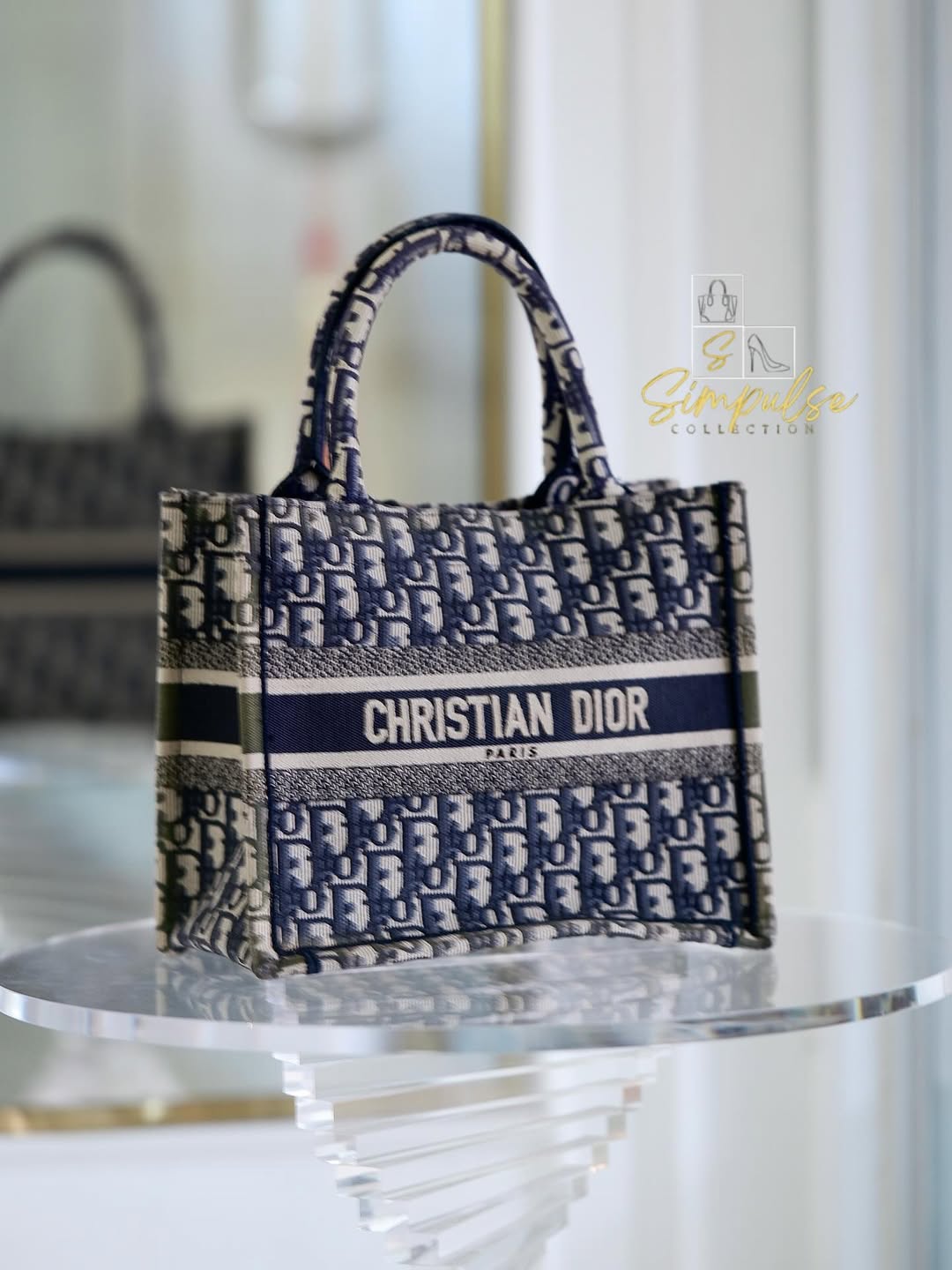 Dior Oblique Booktote PM Size