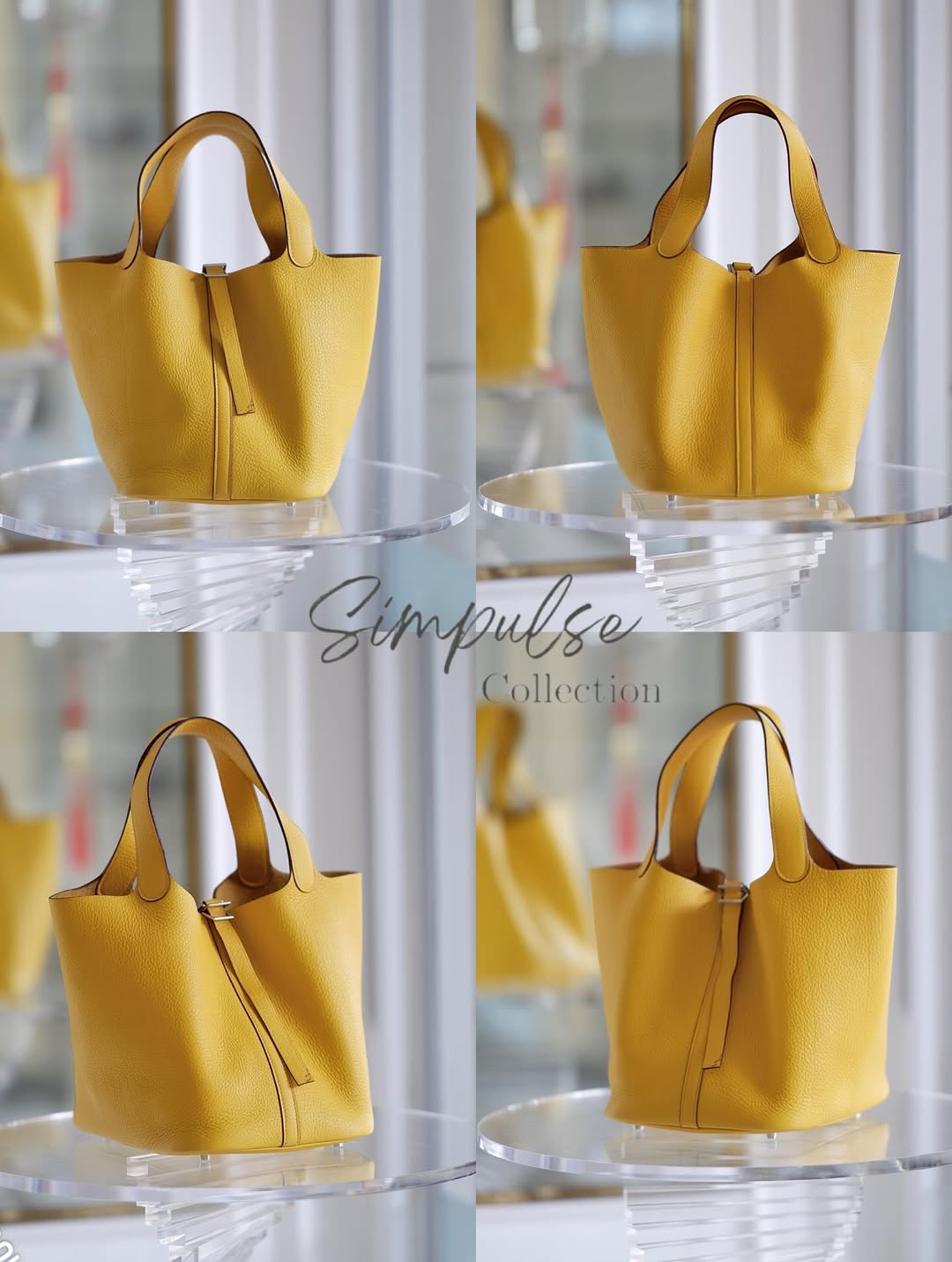 Hermes Picotin 22 Yellow PHW