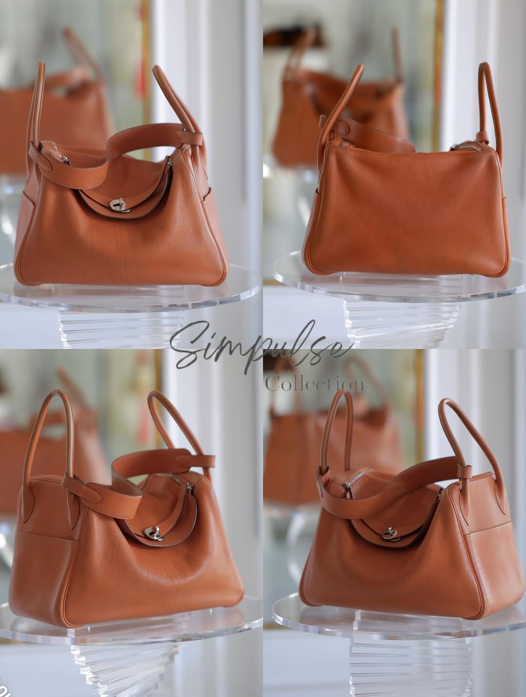 Hermes Lindy 34 Orange PHW