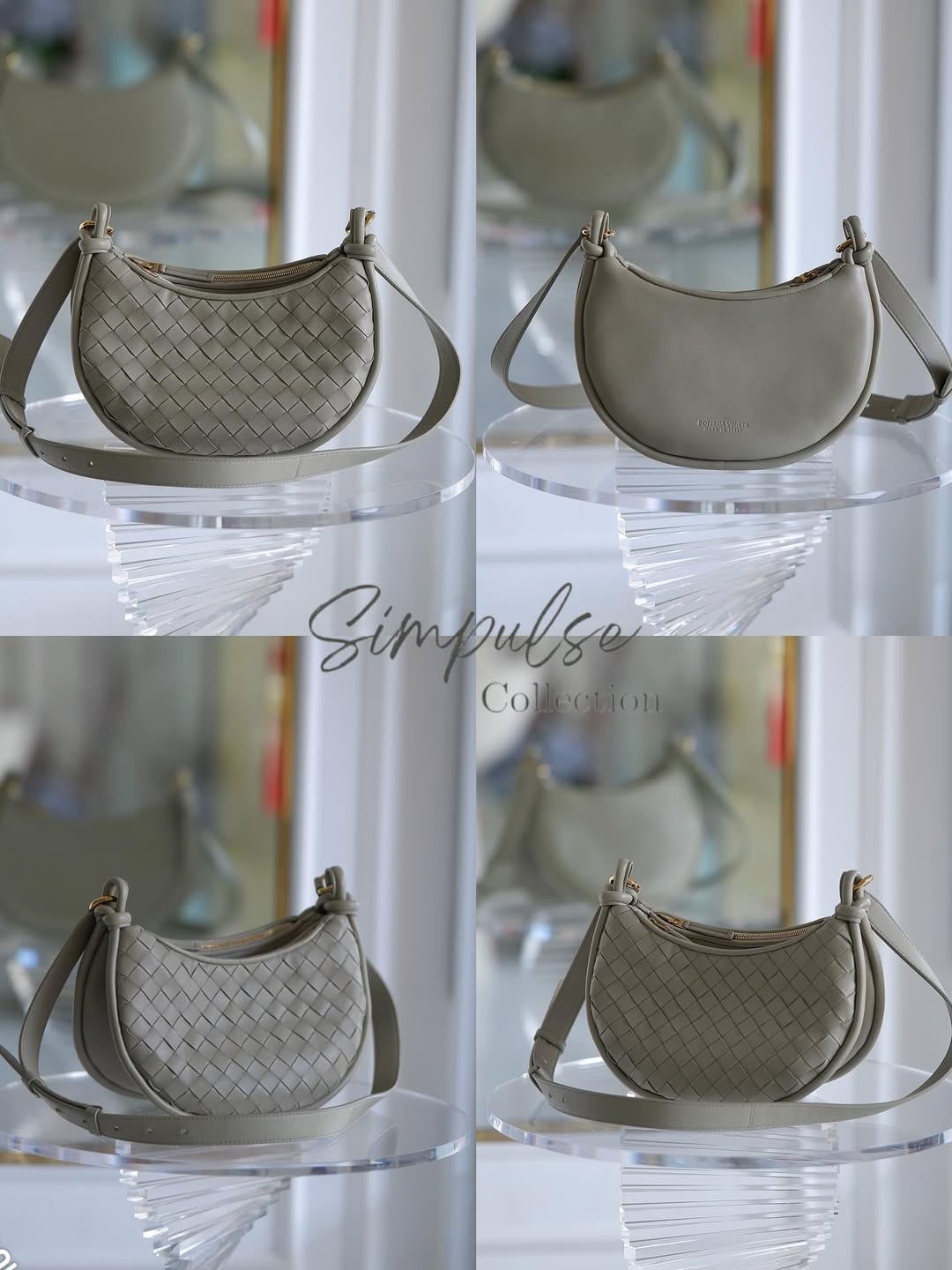 BOTTEGA VENETA Gemelli Hobo travertine Adjustable Strap