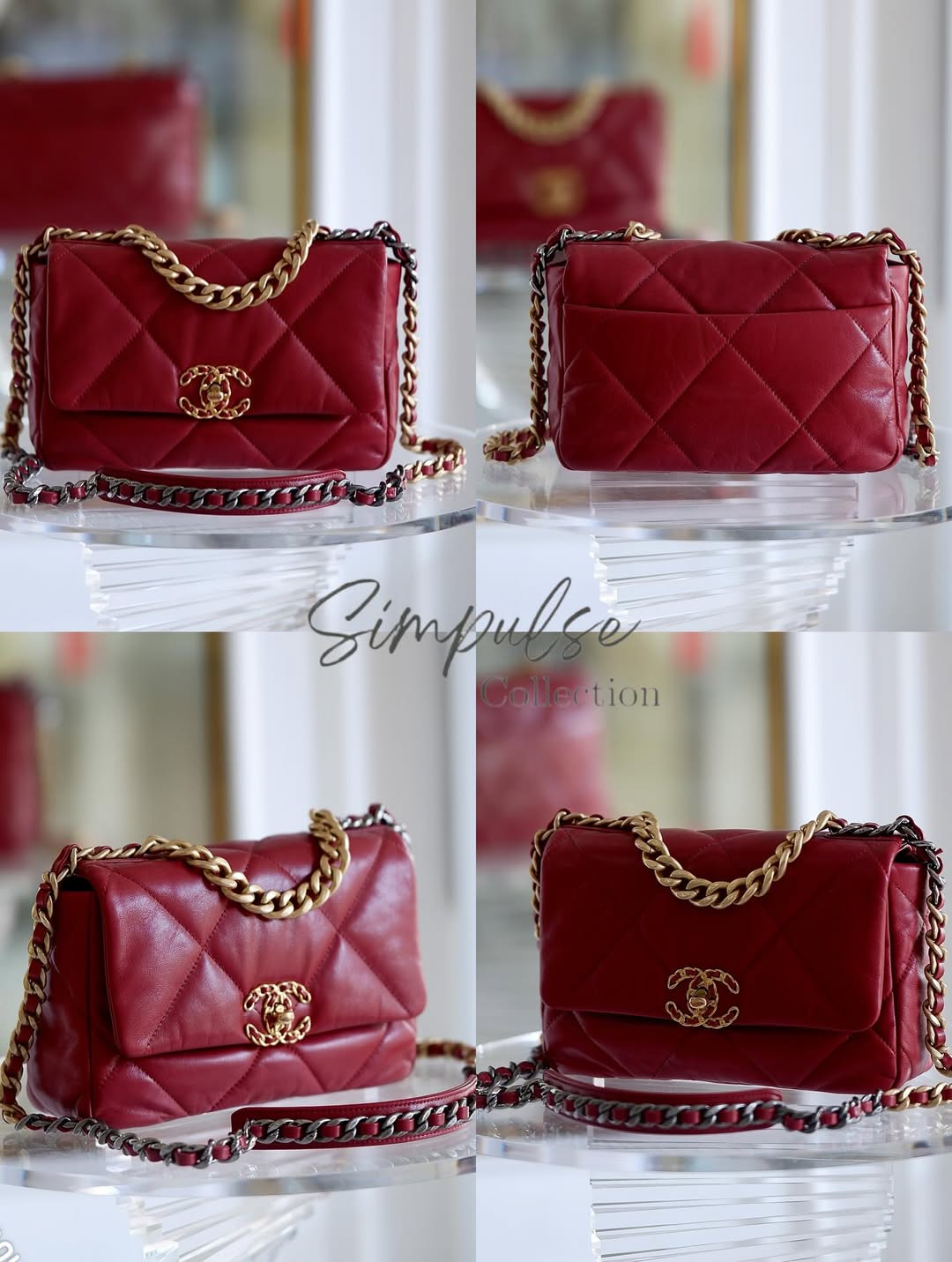Chanel C19 Red Small
