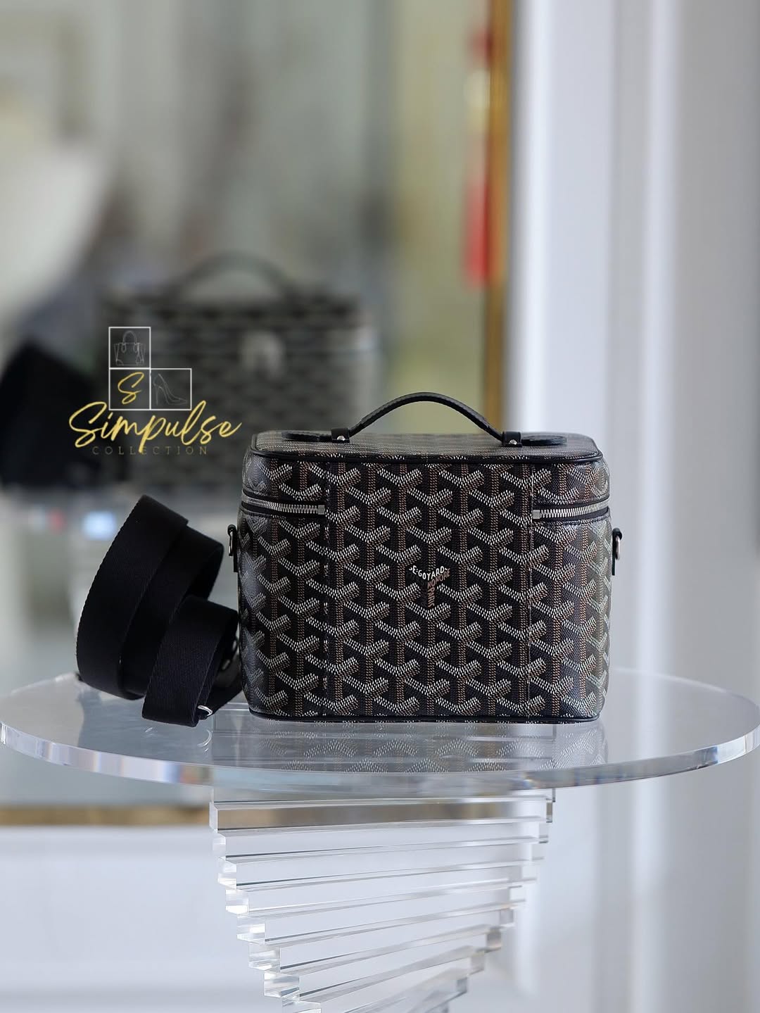 Goyard Black Muse Vanity