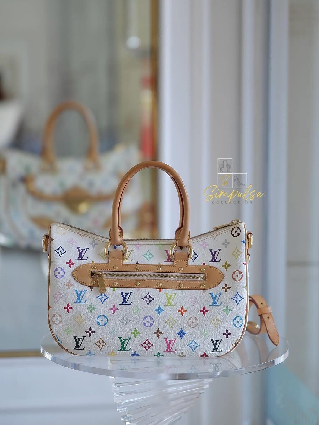 LOUIS VUITTON Monogram Multicolor Rita Bag