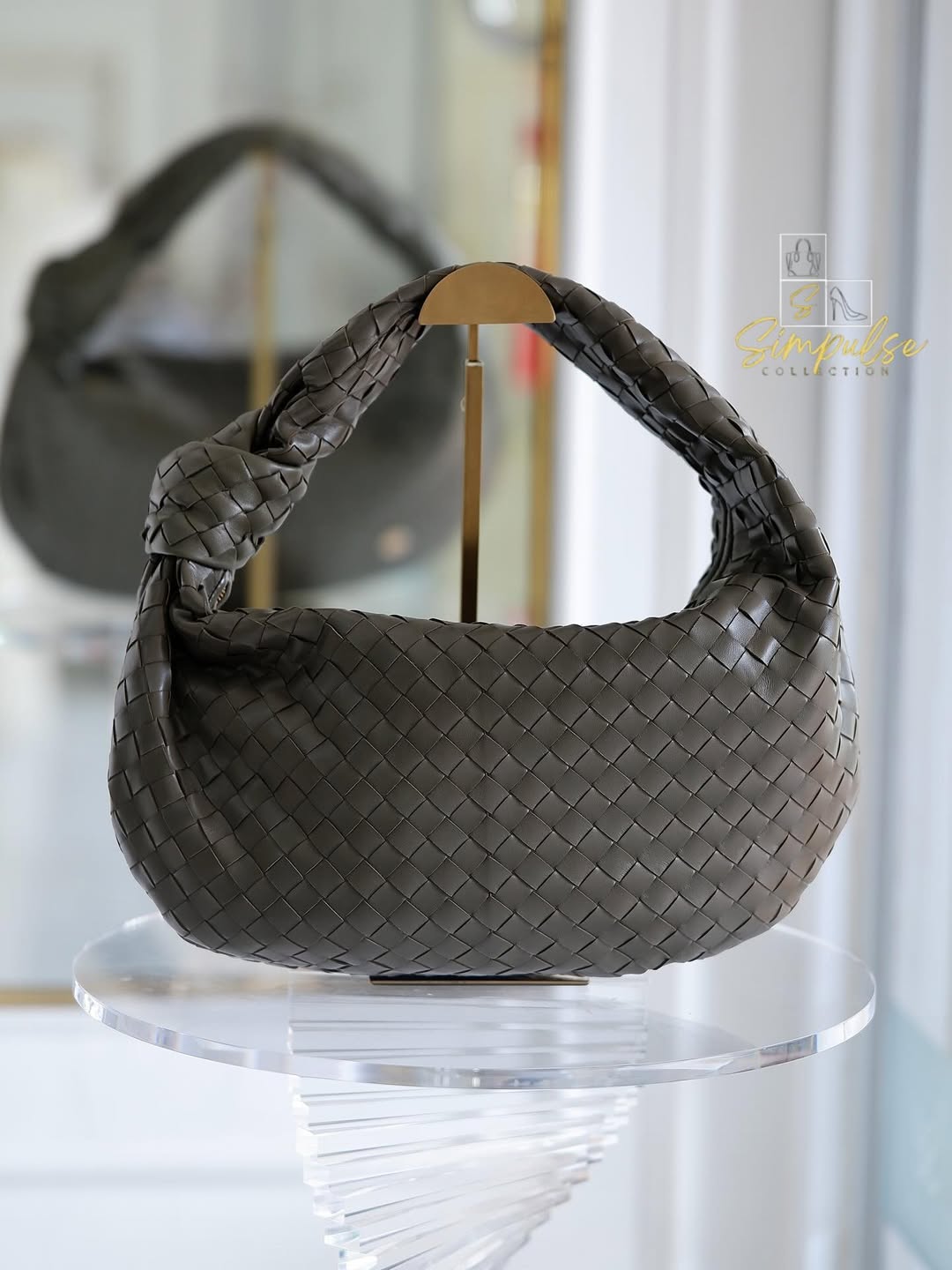 Bottega Veneta Jodie Small in Lush Cypress