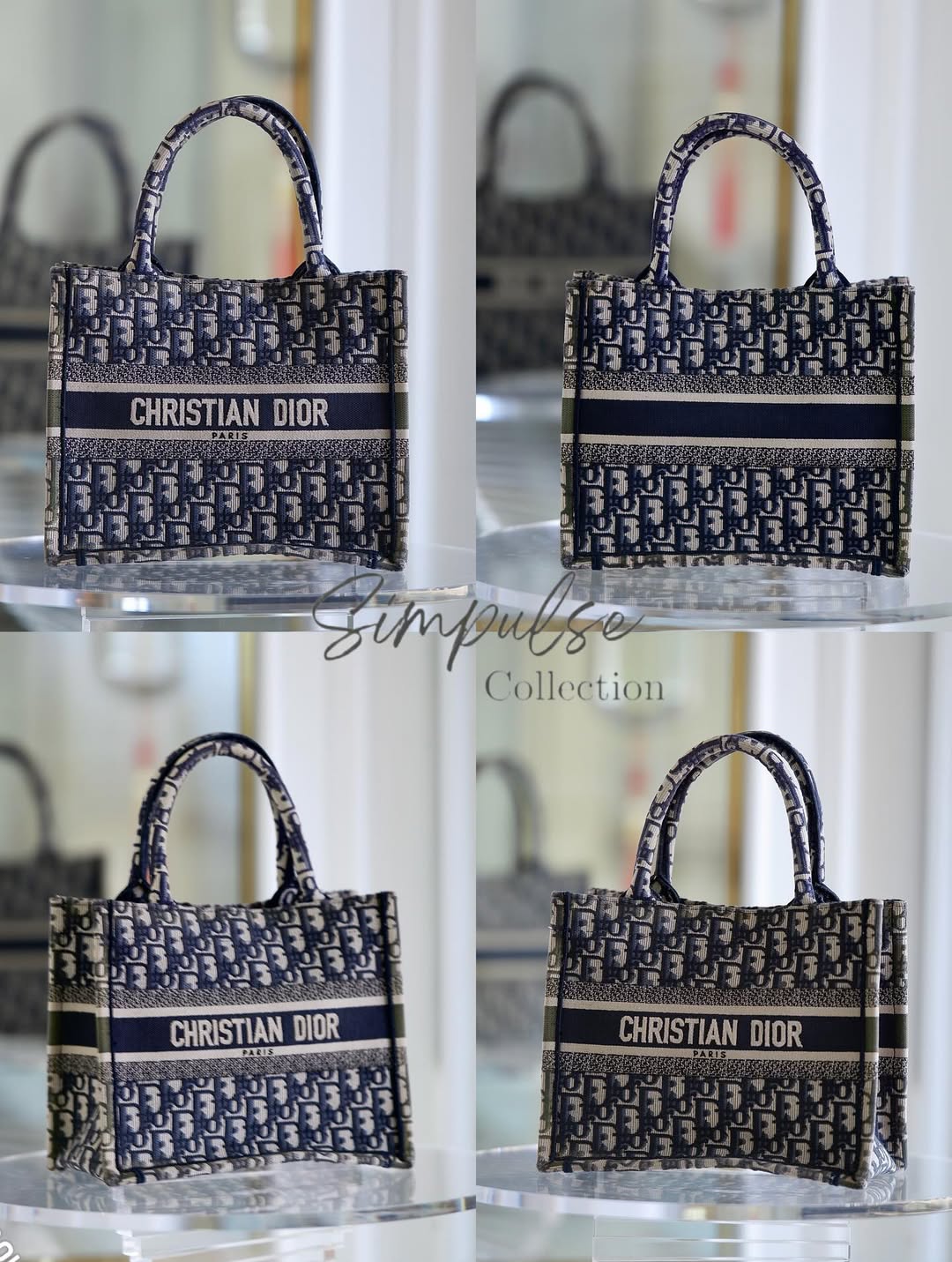 Dior Oblique Booktote PM Size