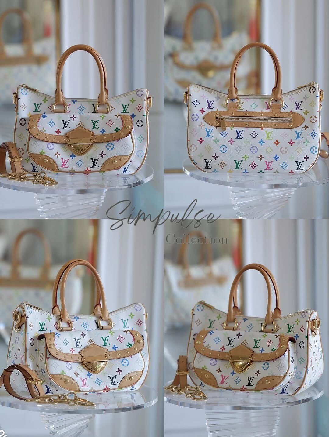 LOUIS VUITTON Monogram Multicolor Rita Bag