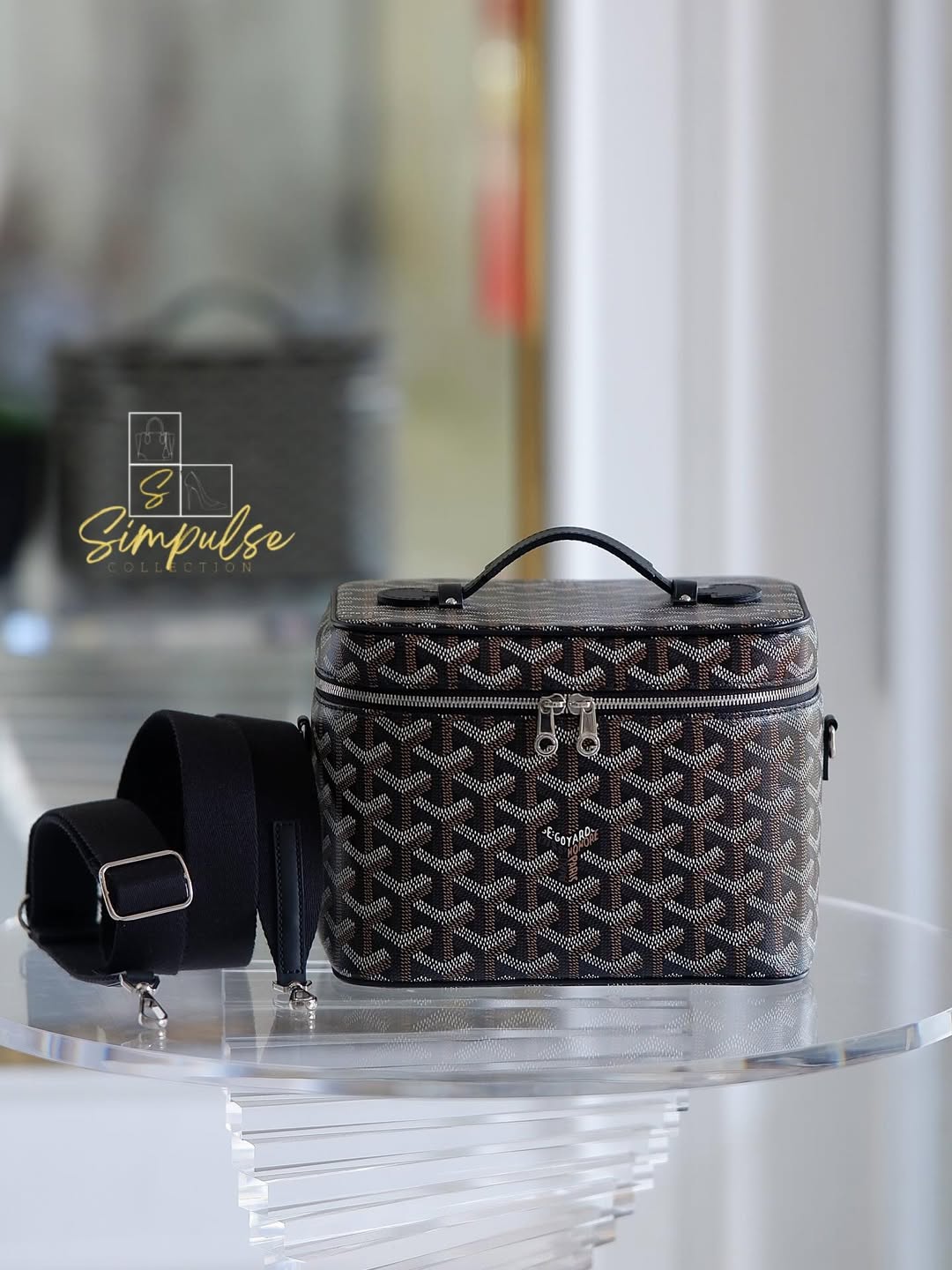 Goyard Black Muse Vanity