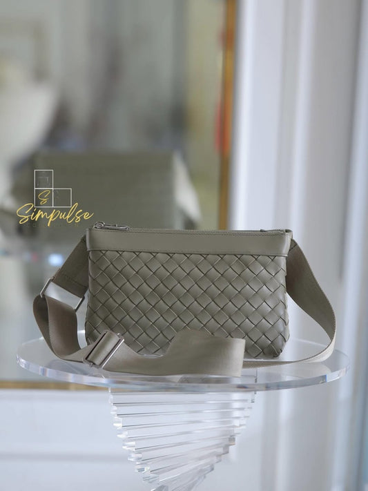 BOTTEGA VENETA Intercciato Duo Messenger Bag