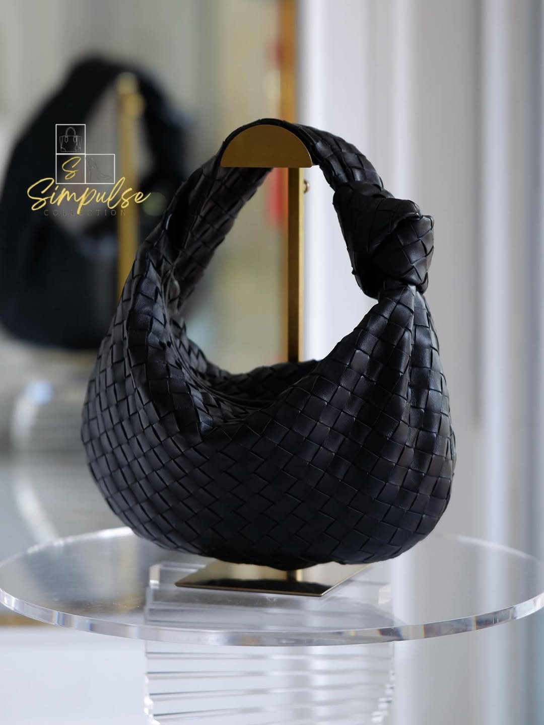 Bottega Veneta Jodie Teen in Black