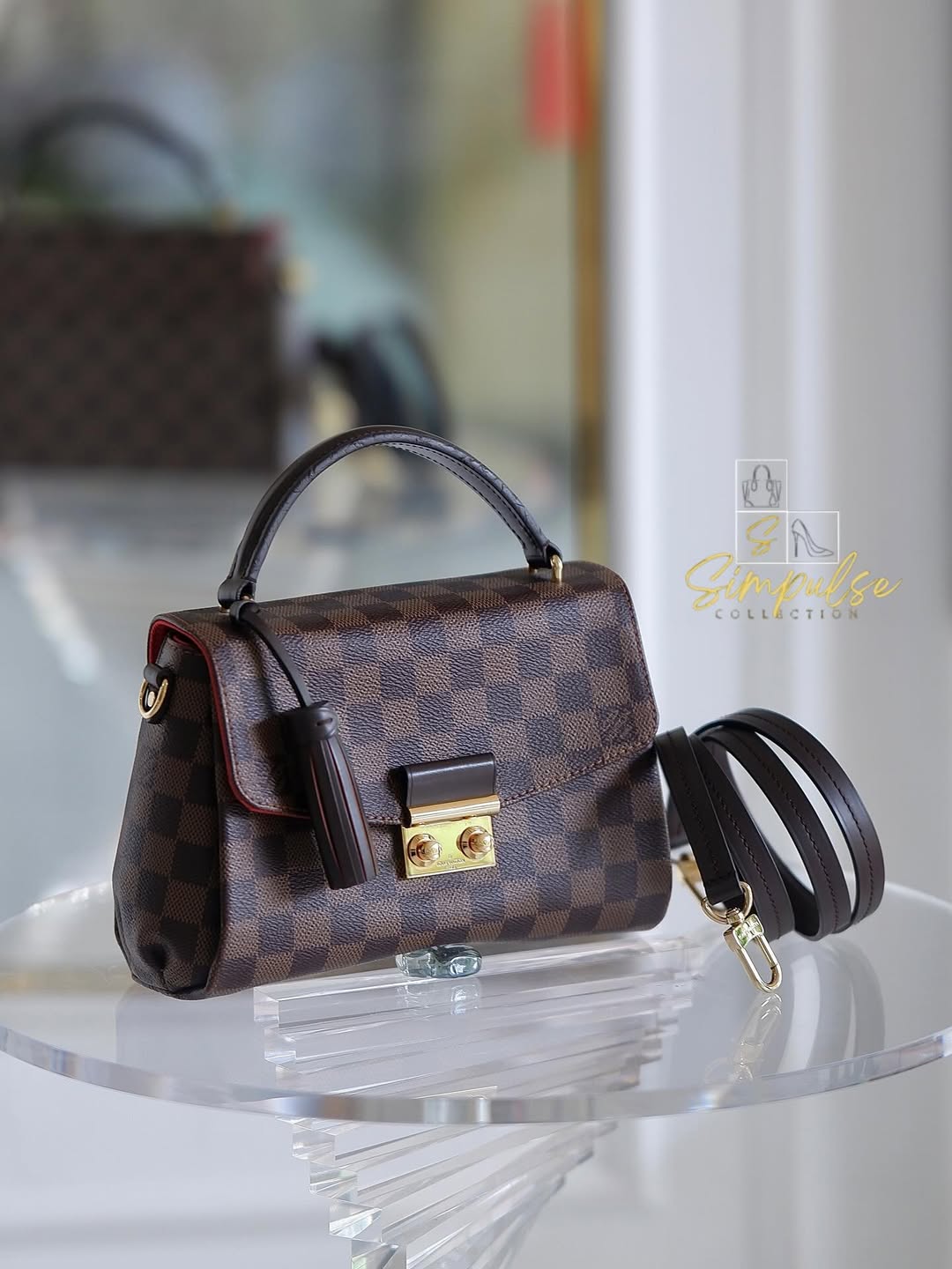 Louis Vuitton Croisette Damier Ebene