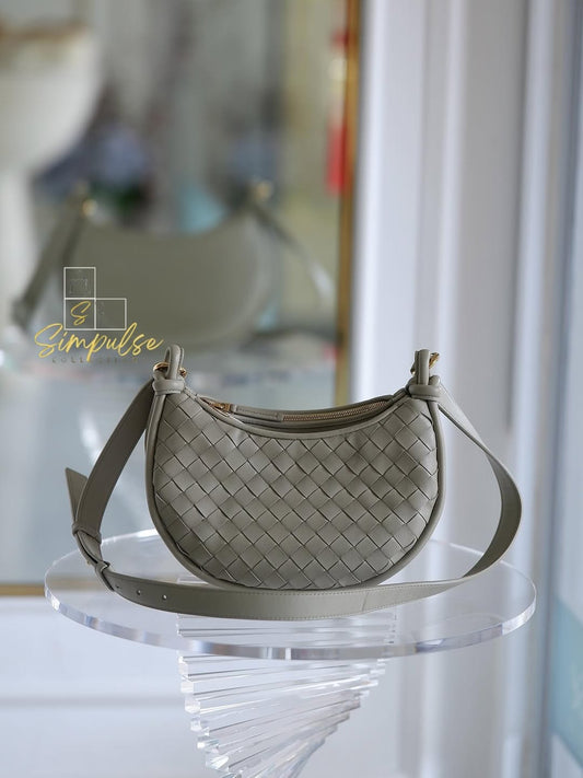 BOTTEGA VENETA Gemelli Hobo travertine Adjustable Strap