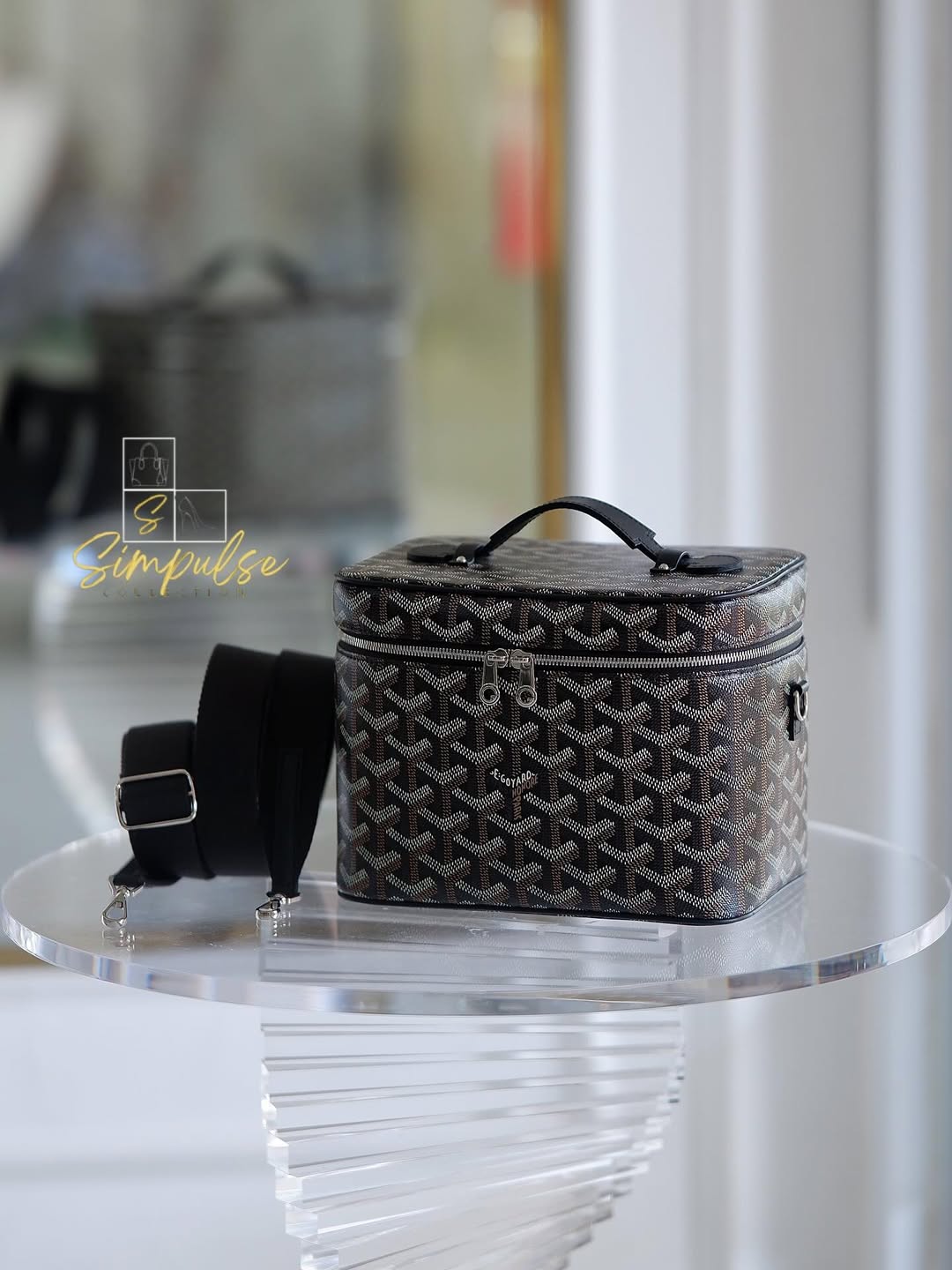 Goyard Black Muse Vanity