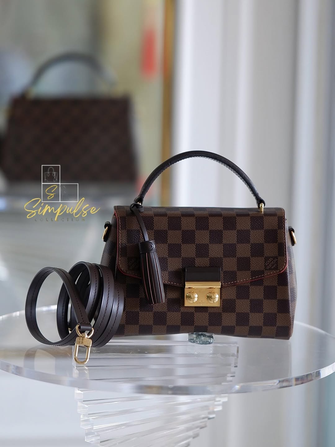 Louis Vuitton Croisette Damier Ebene