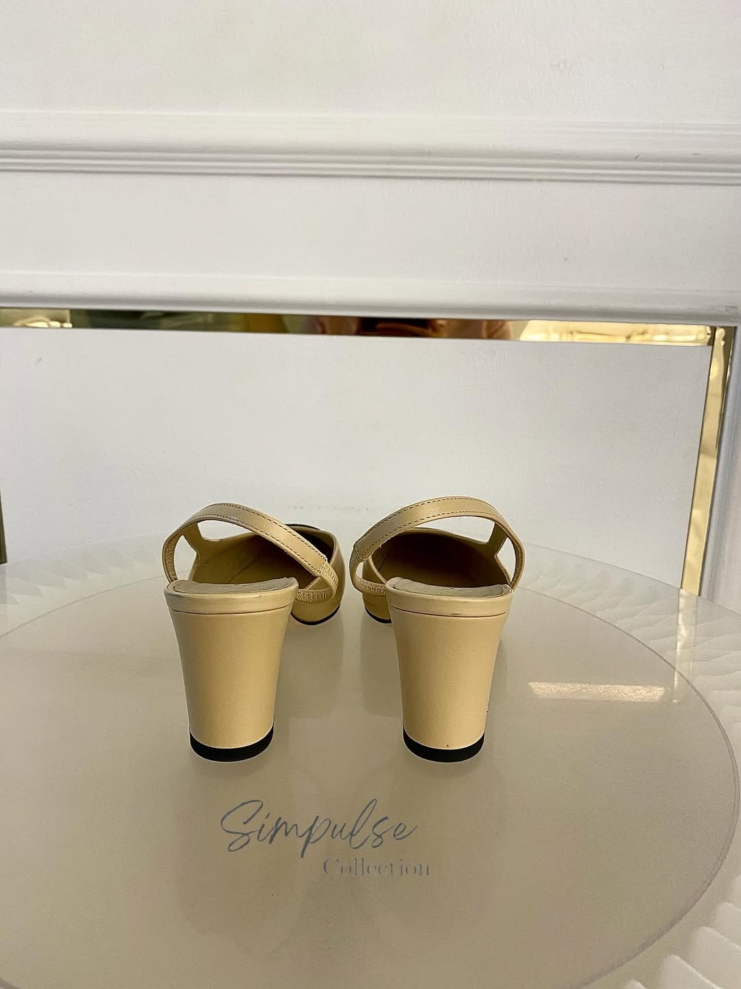 CHANEL Cap Toe Slingback Pumps