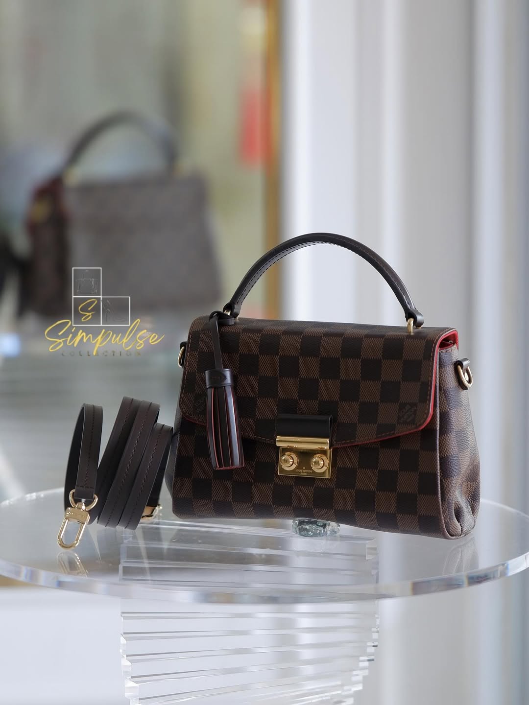 Louis Vuitton Croisette Damier Ebene