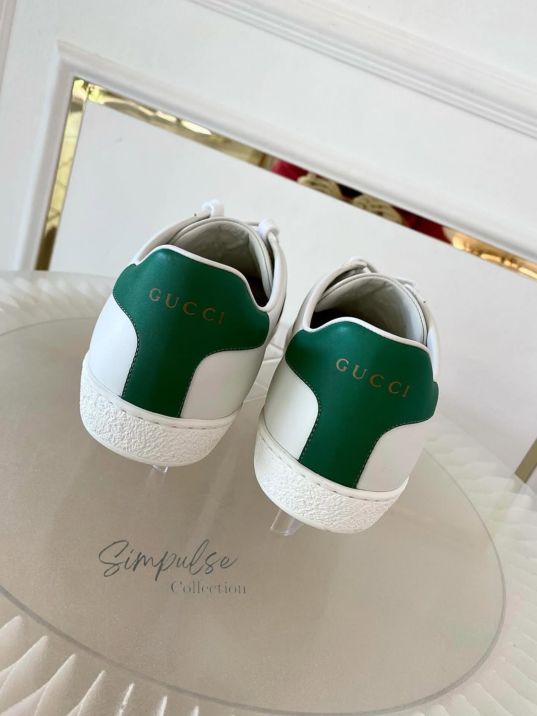 GUCCI Ace “Kitten” Leather Sneakers