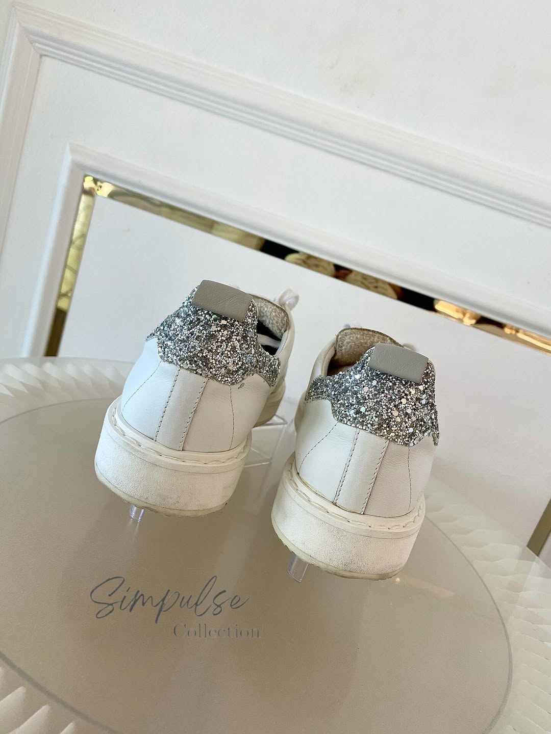 GGDB Starter White Leather Sneakers