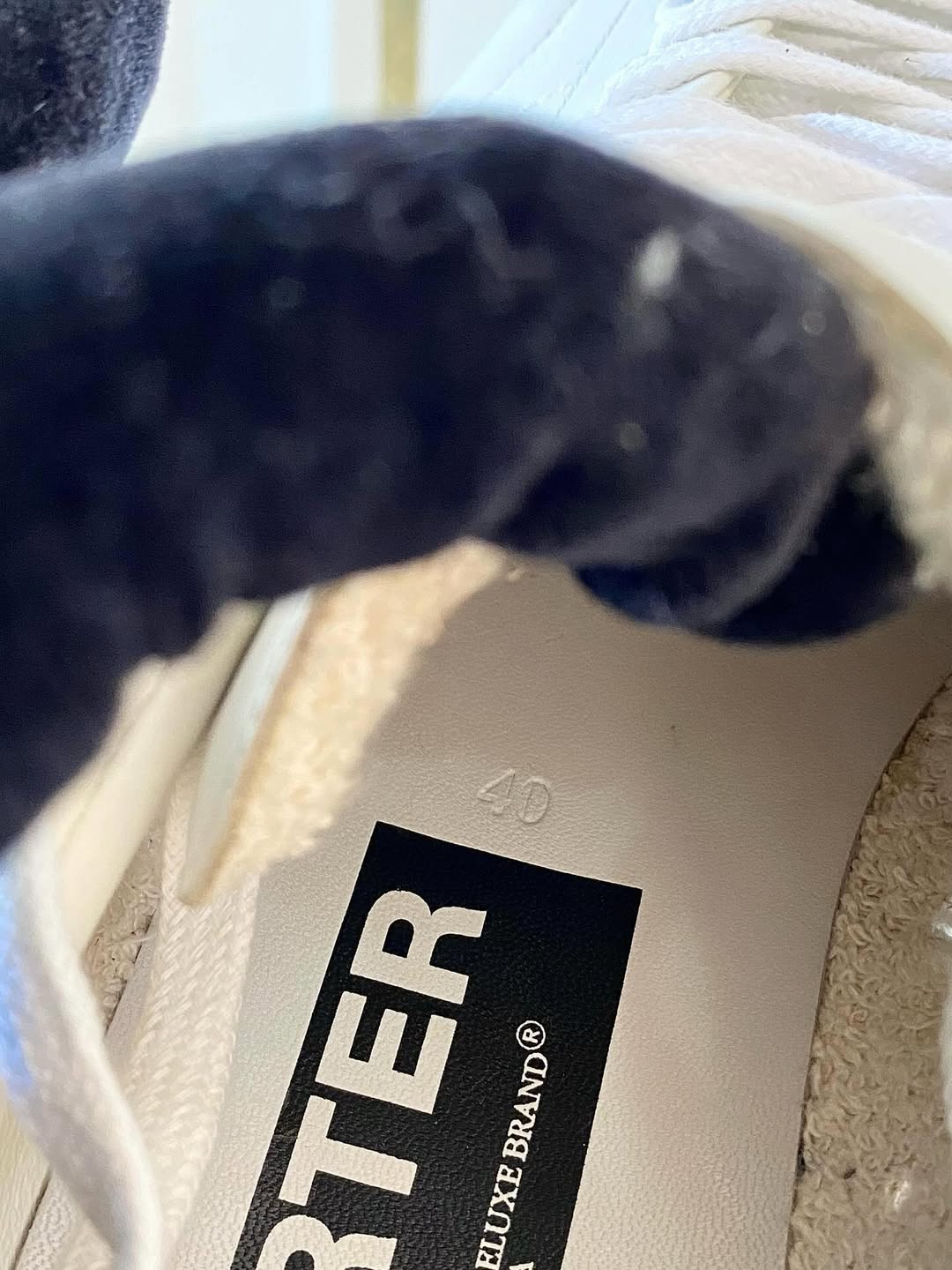 GGDB Starter White Leather Sneakers
