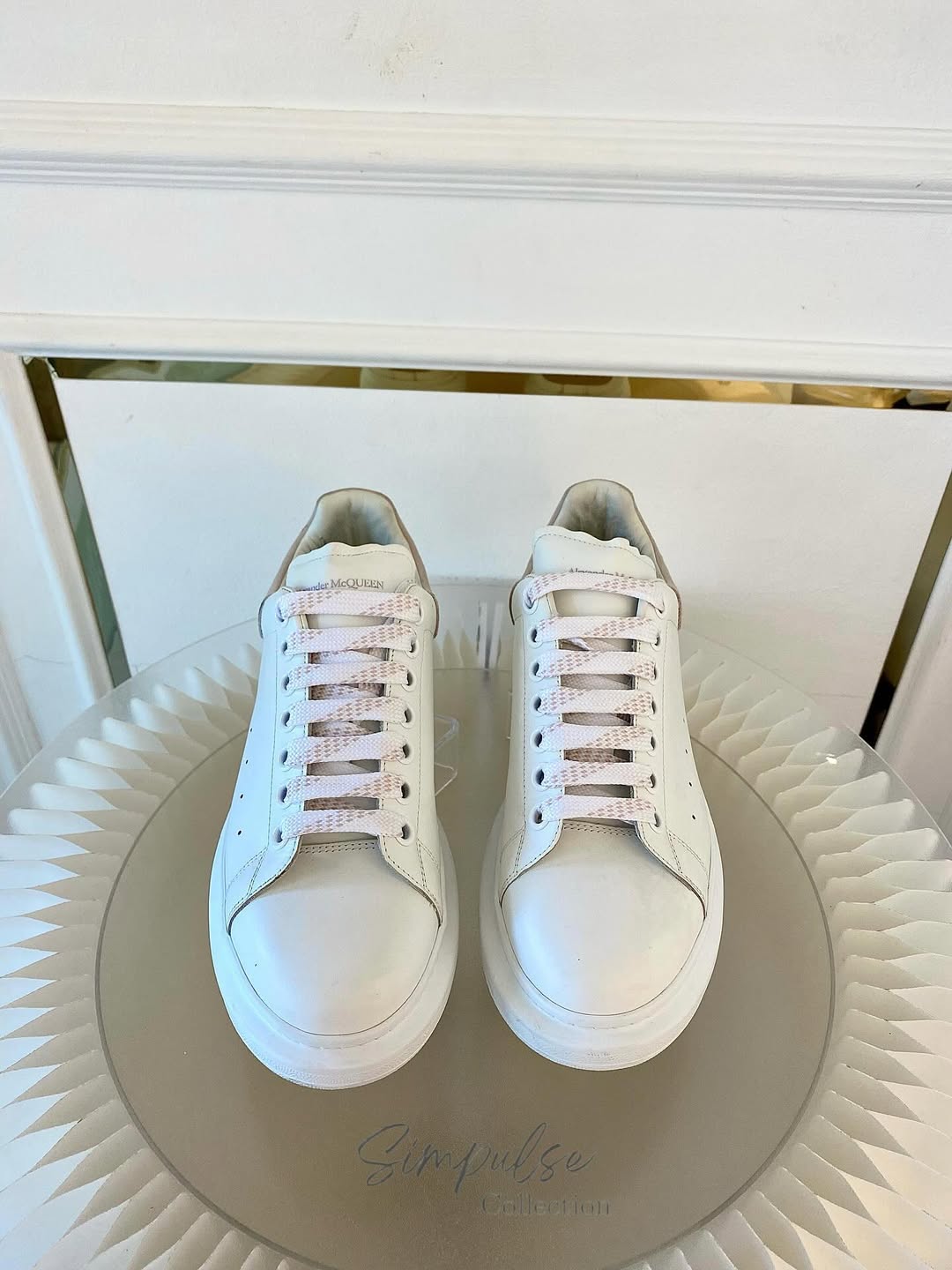 Alexander McQueen Oversized White Sneakers
