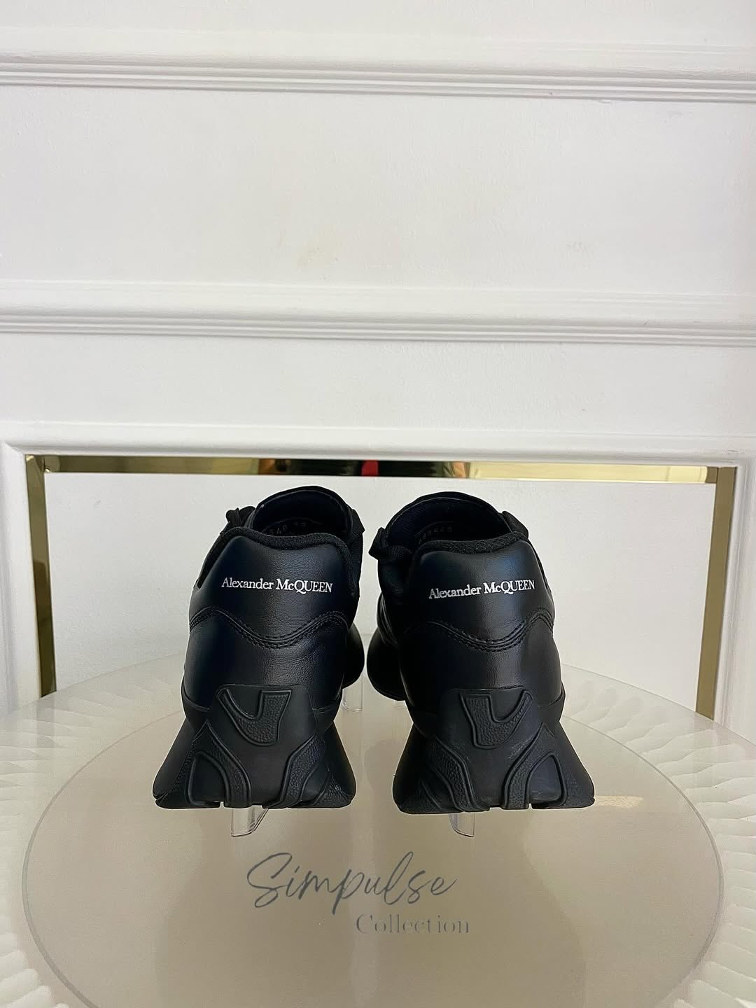 Alexander McQueen Sprint Runner w/ embossed Floral Seal Motif
