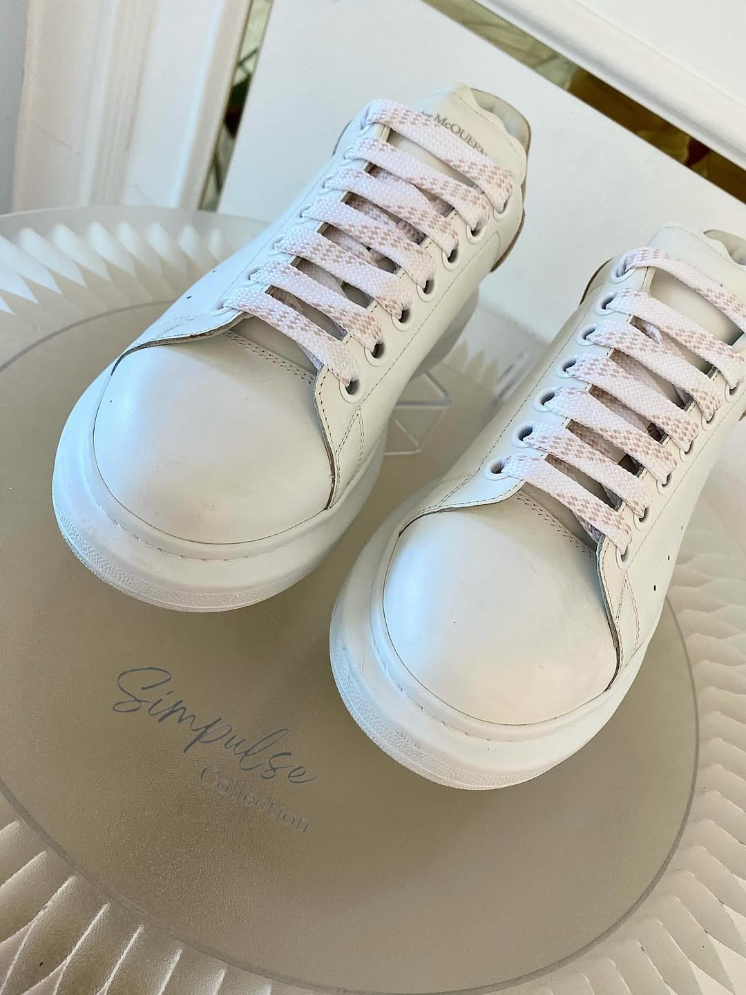 Alexander McQueen Oversized White Sneakers