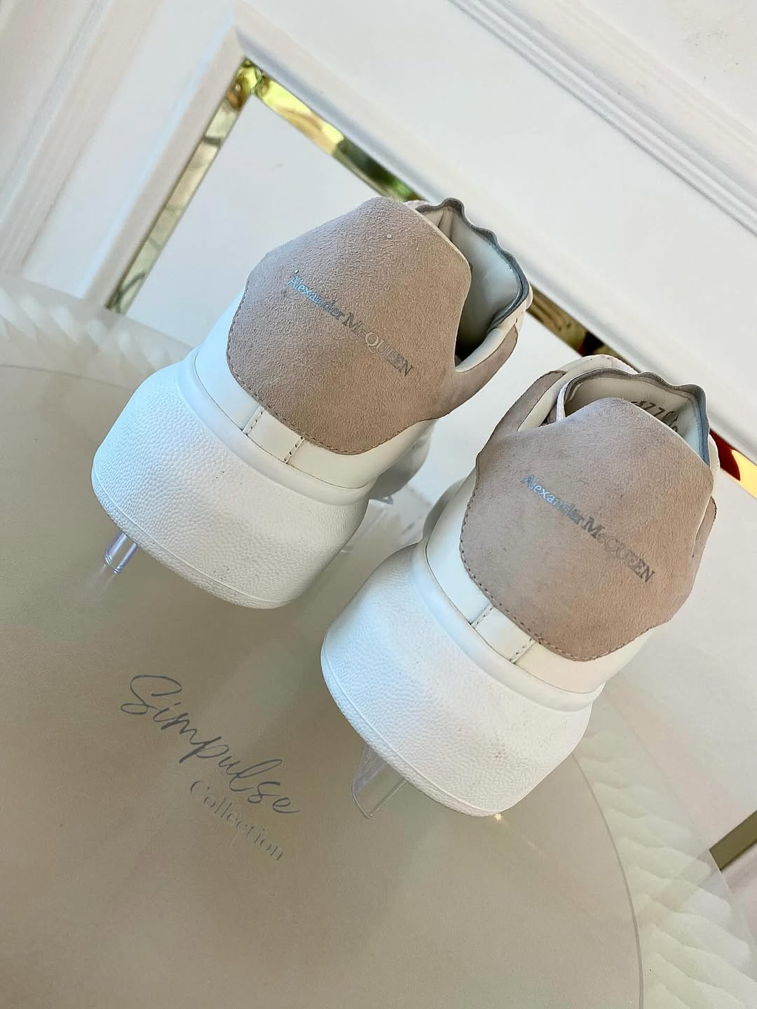 Alexander McQueen Oversized White Sneakers