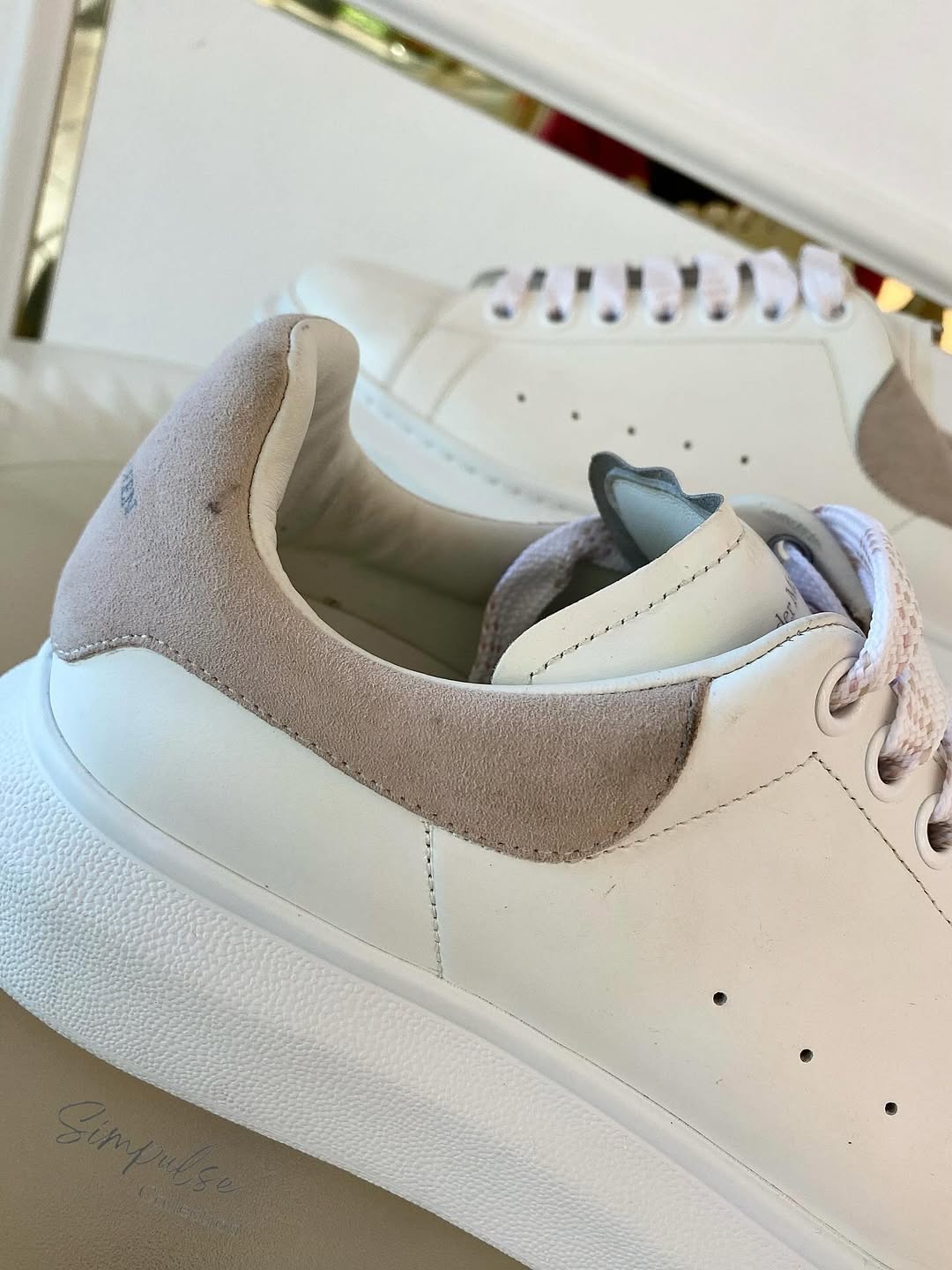 Alexander McQueen Oversized White Sneakers