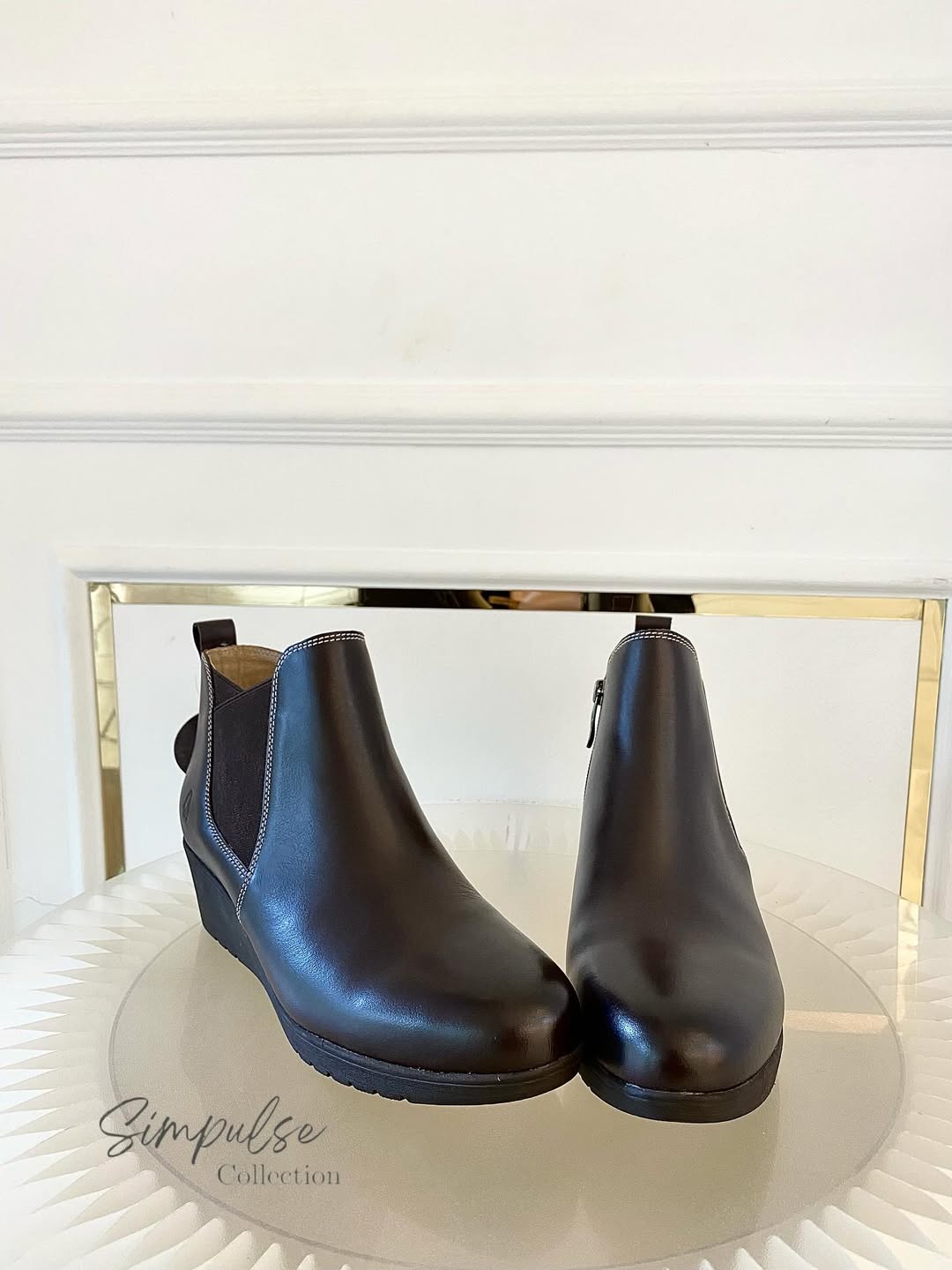 HUSH PUPPIES Brown Leather Boots